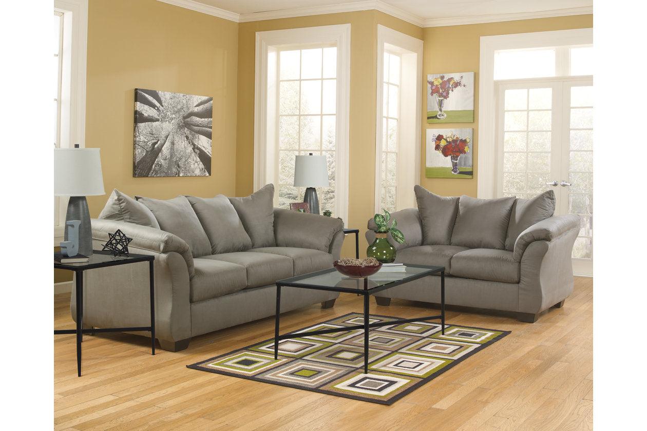 Darcy Cobblestone Loveseat - Image 12