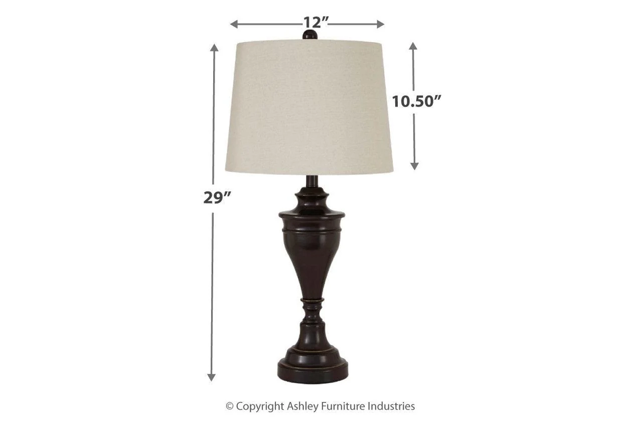 Darlita Bronze Finish Table Lamp - Image 2