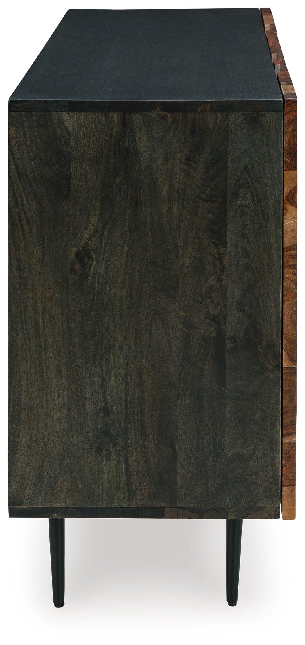 Darrey Natural/Brown Accent Cabinet - Image 4