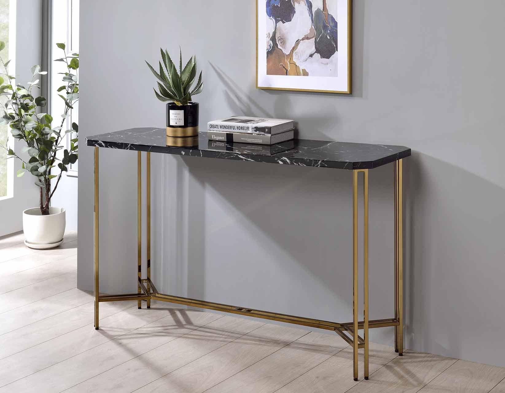 Daxton Faux-Marble Top End Table - Image 5