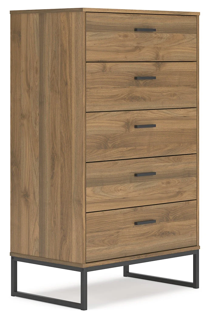 Deanlow Honey Youth Bookcase Storage Bedroom Set - Image 16