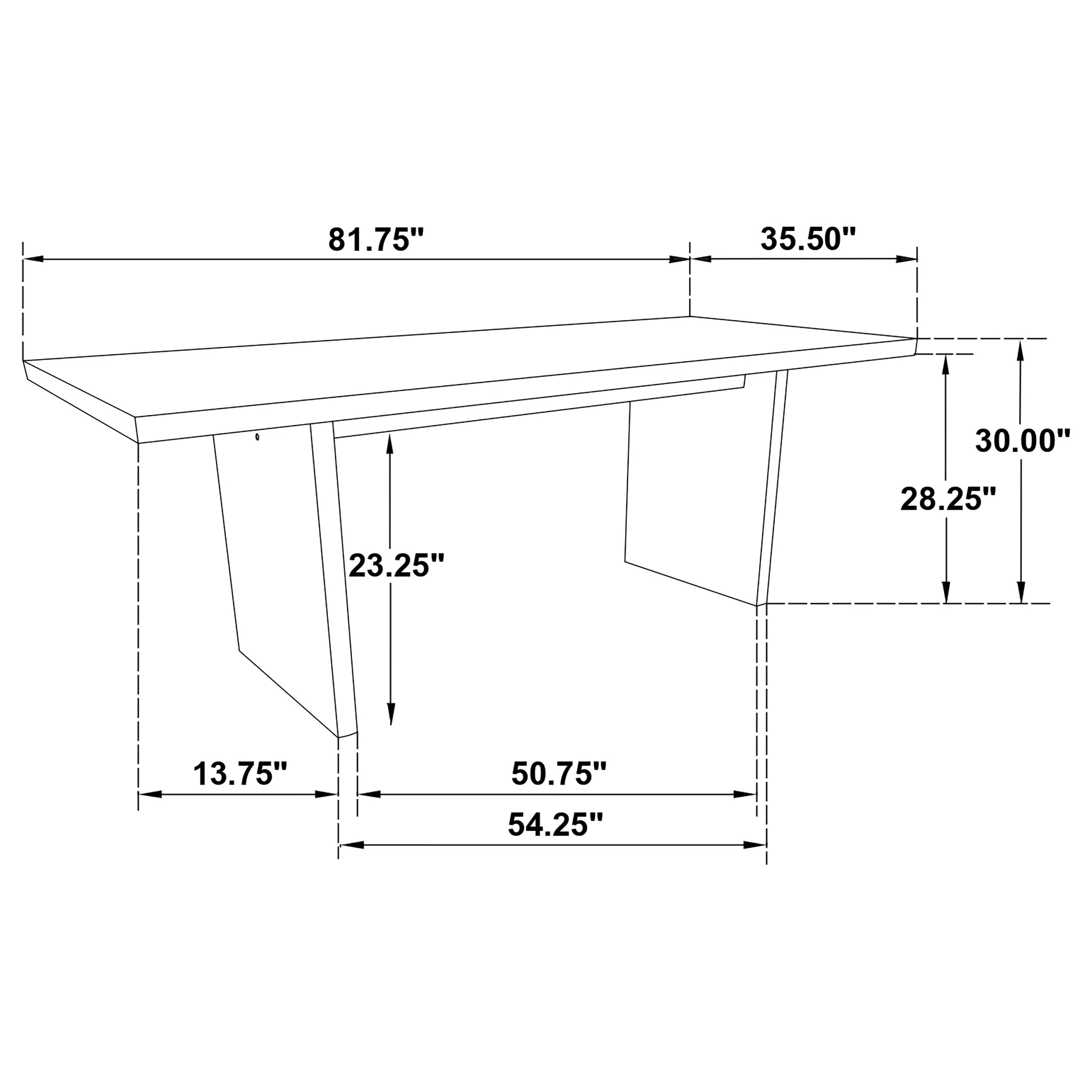 Decker Cream/Natural Oak 7-piece 82-inch Rectangular Dining Set - Image 14