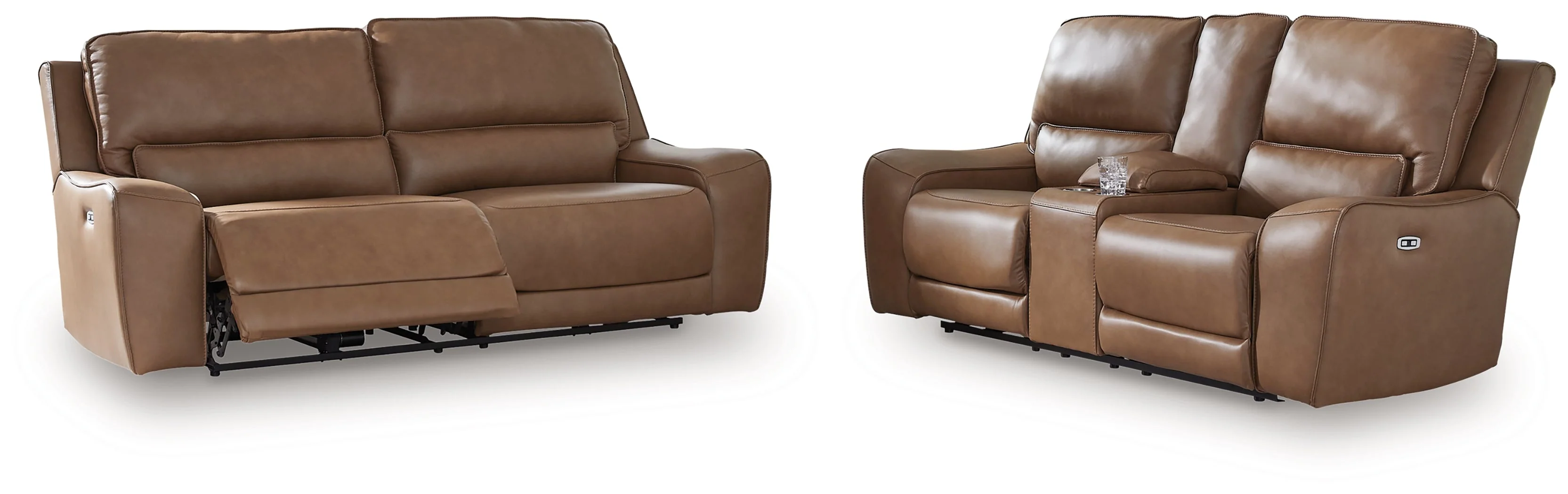 DeepWakes Caramel Sofa and Loveseat - Image 2