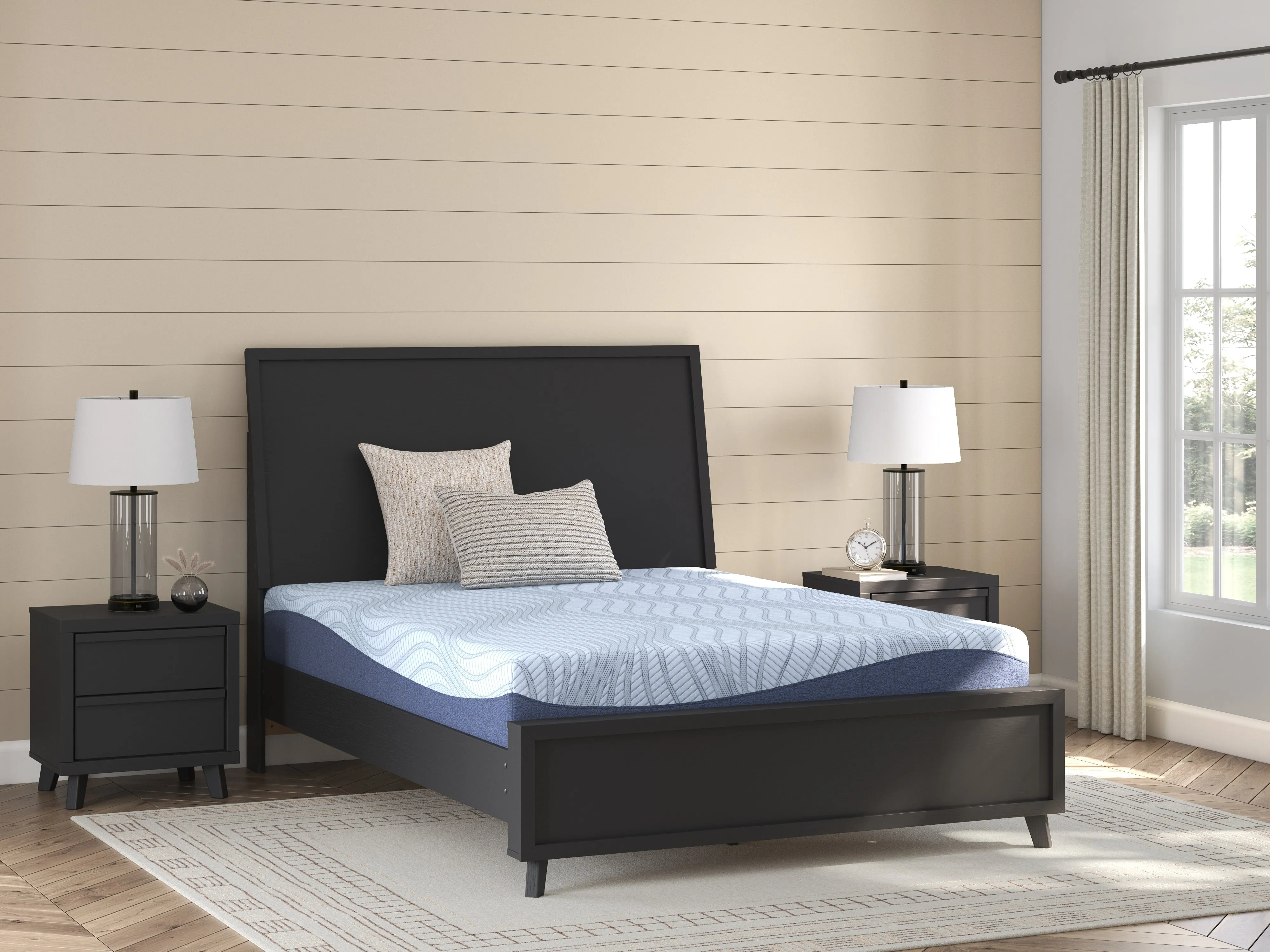 Dellyn 10 Memory Foam White King Mattress