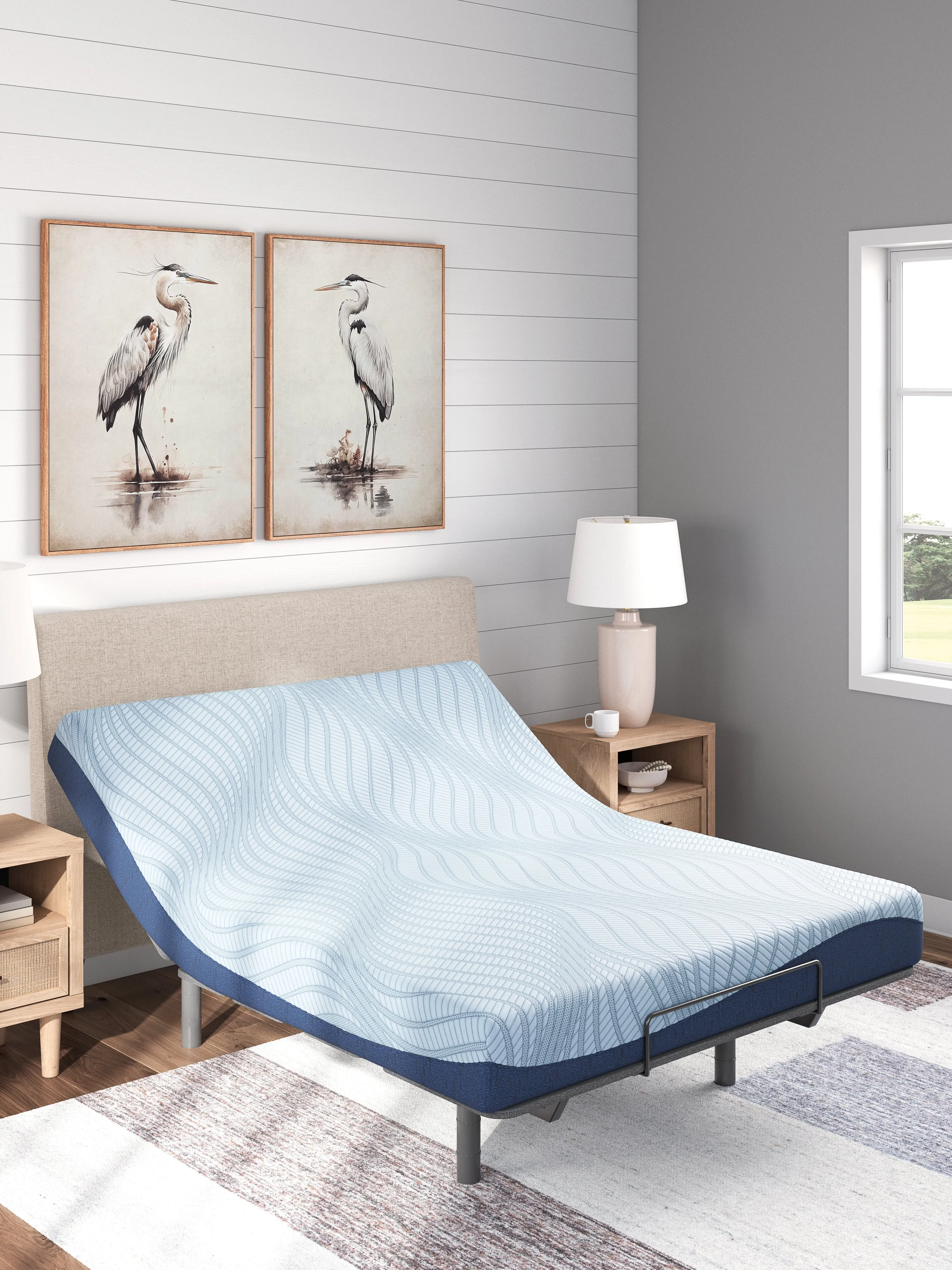Dellyn 8 Memory Foam White California King Mattress