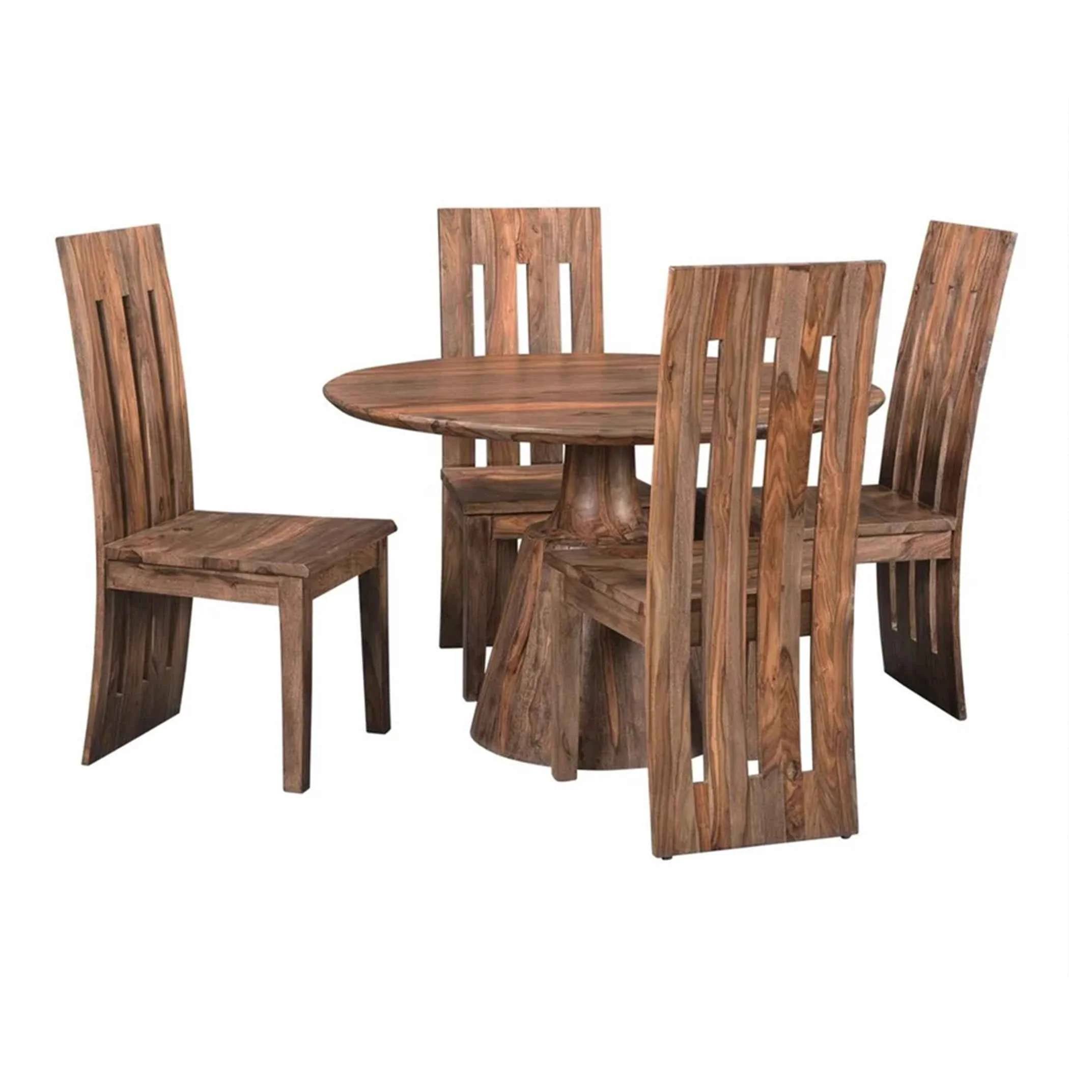Miles 46" Round Dining in Brownstone - Image 3