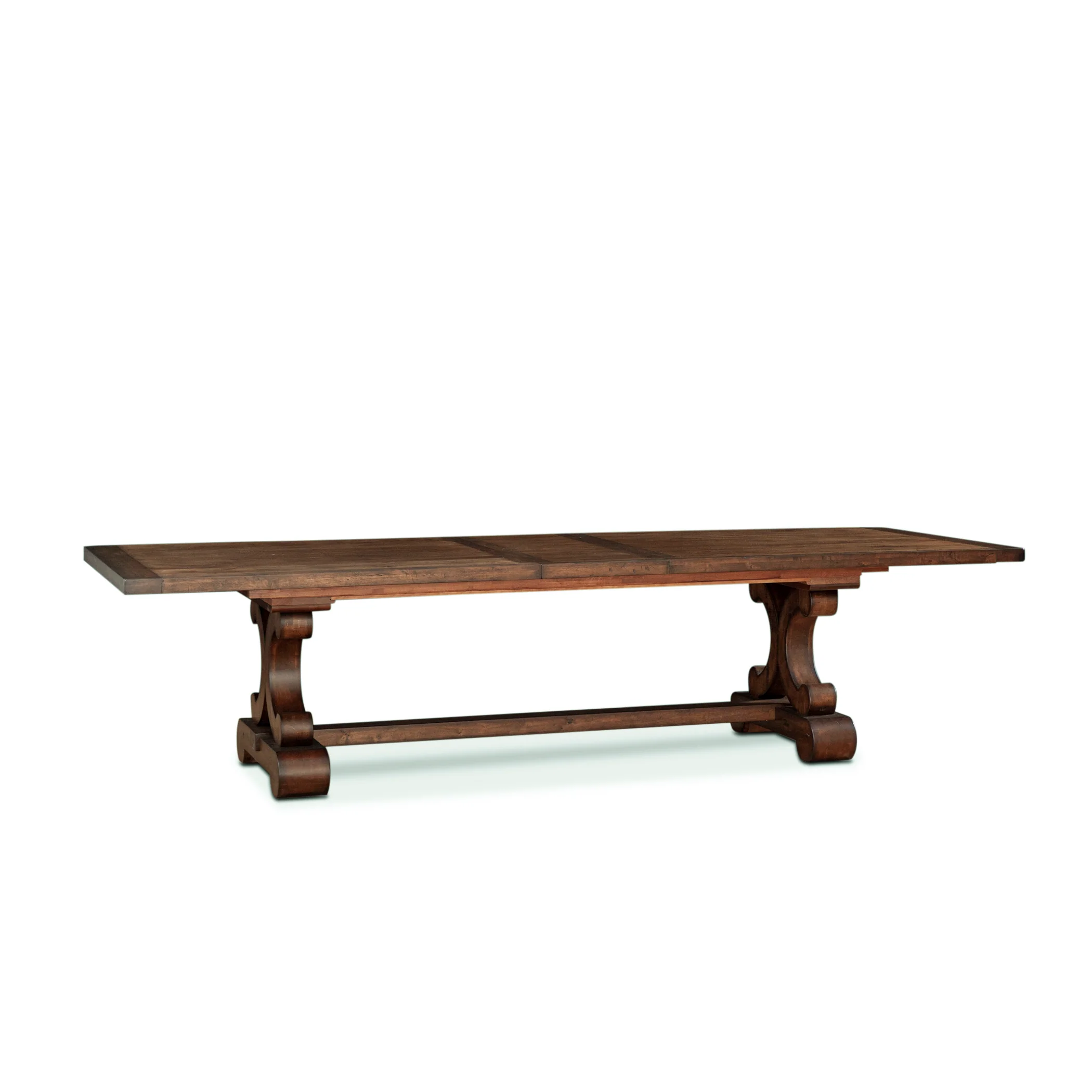 Grassroots Maxwell 108"-144" Extension Table in Chestnut - Image 17