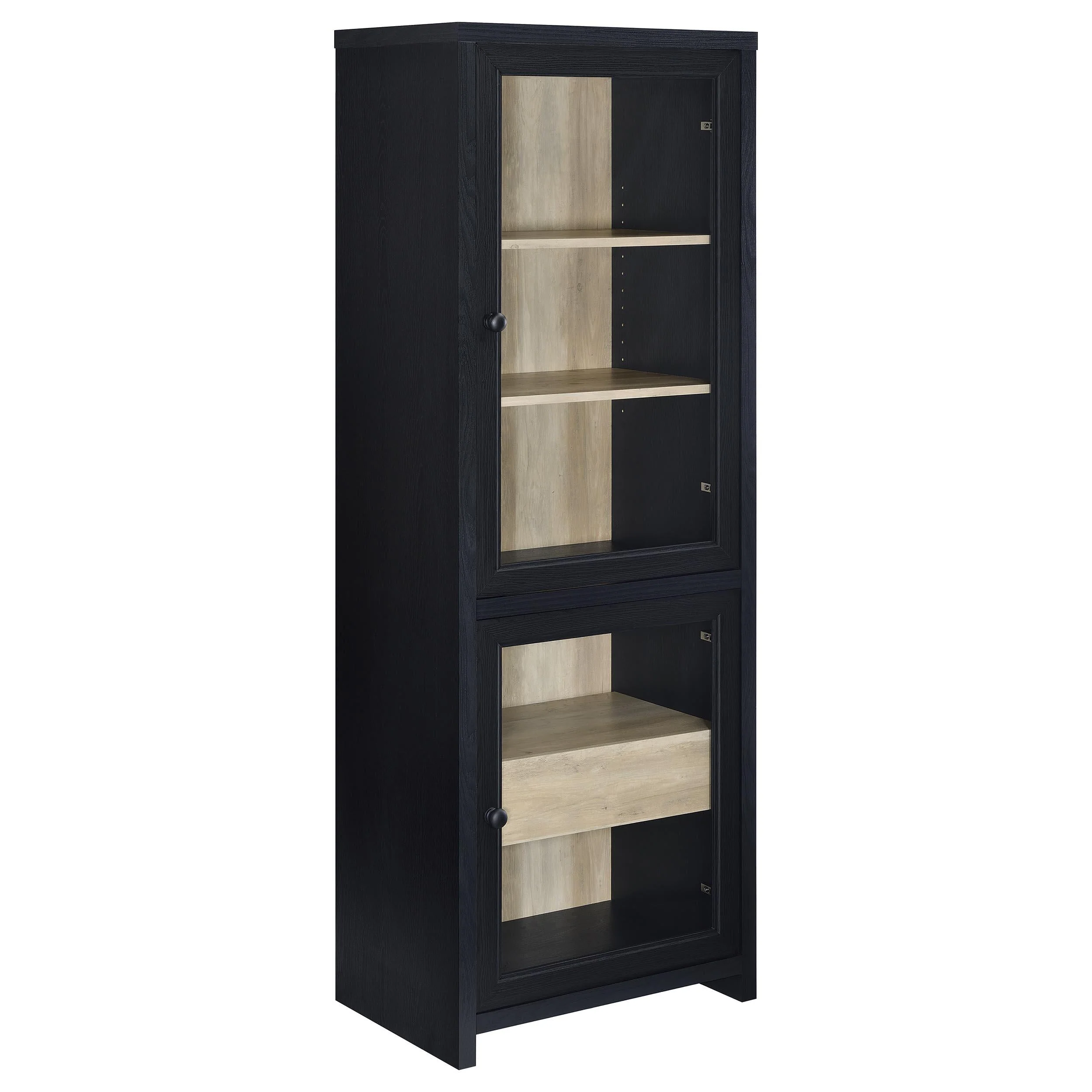 Denison Black 3-Piece Entertainment Center 79-inch TV Stand - Image 10