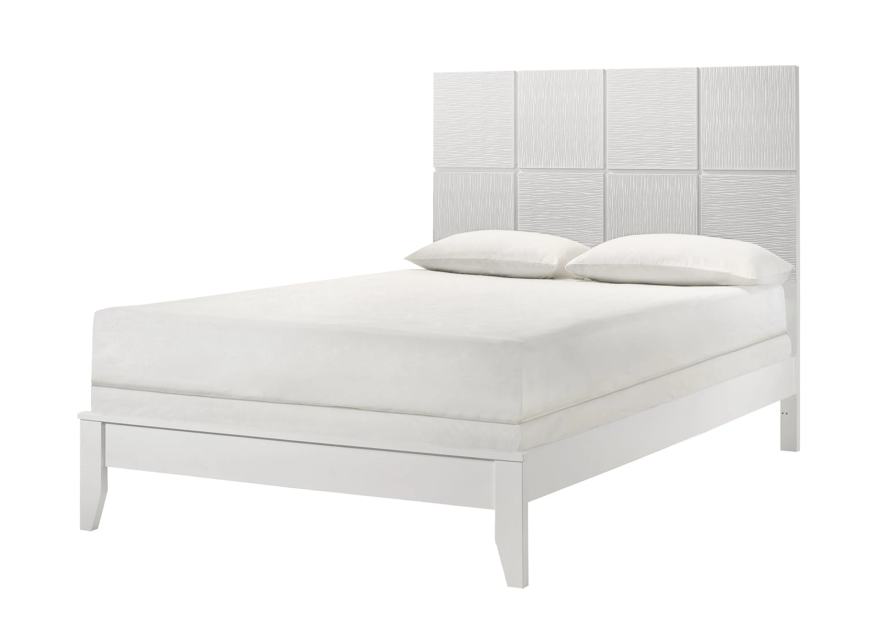 Denker White Panel Bedroom Set - Image 2