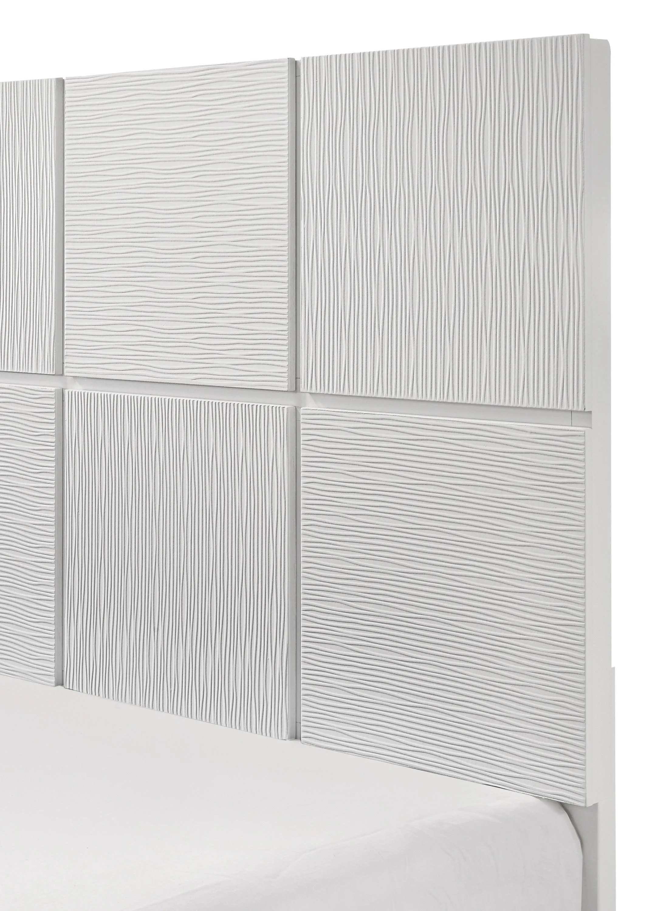 Denker White Panel Bedroom Set - Image 3