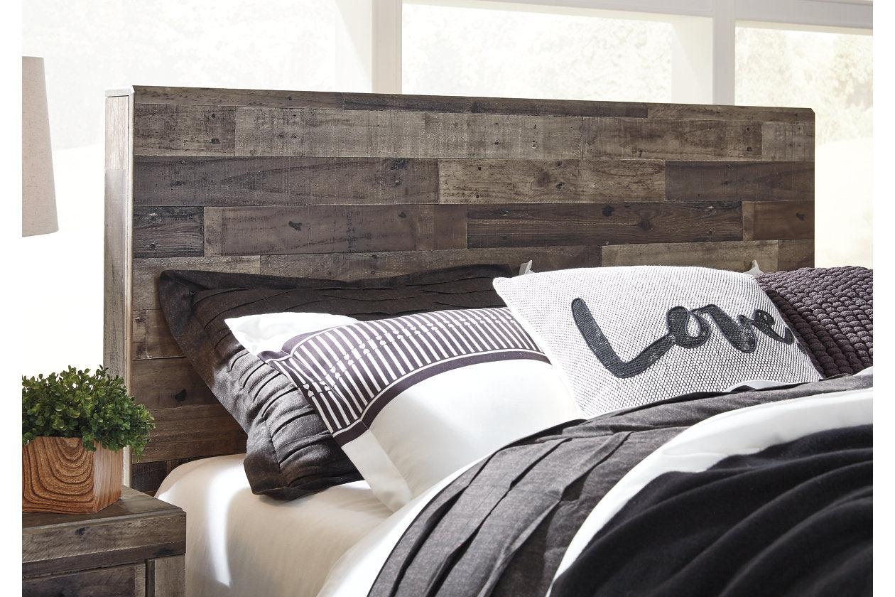 Derekson Multi Gray Queen Panel Bed - Image 3