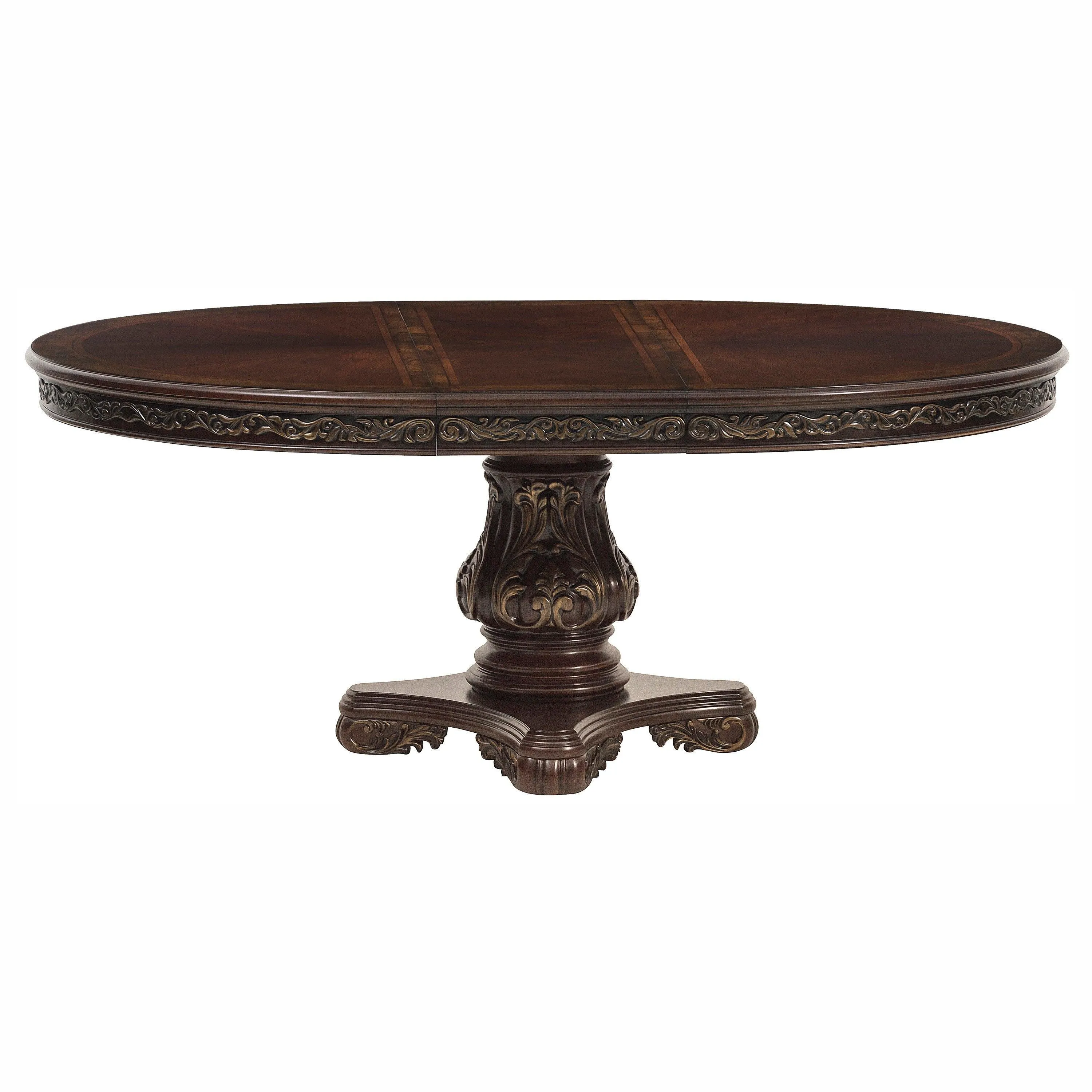 Deryn Park Cherry Extendable Round/Oval Dining Table