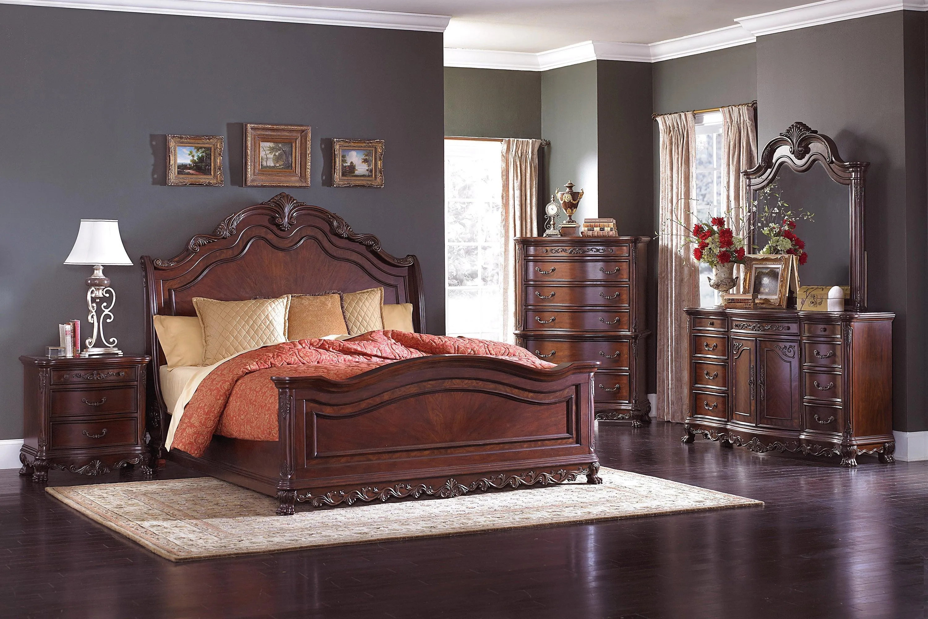 Deryn Park Cherry Nightstand - Image 2