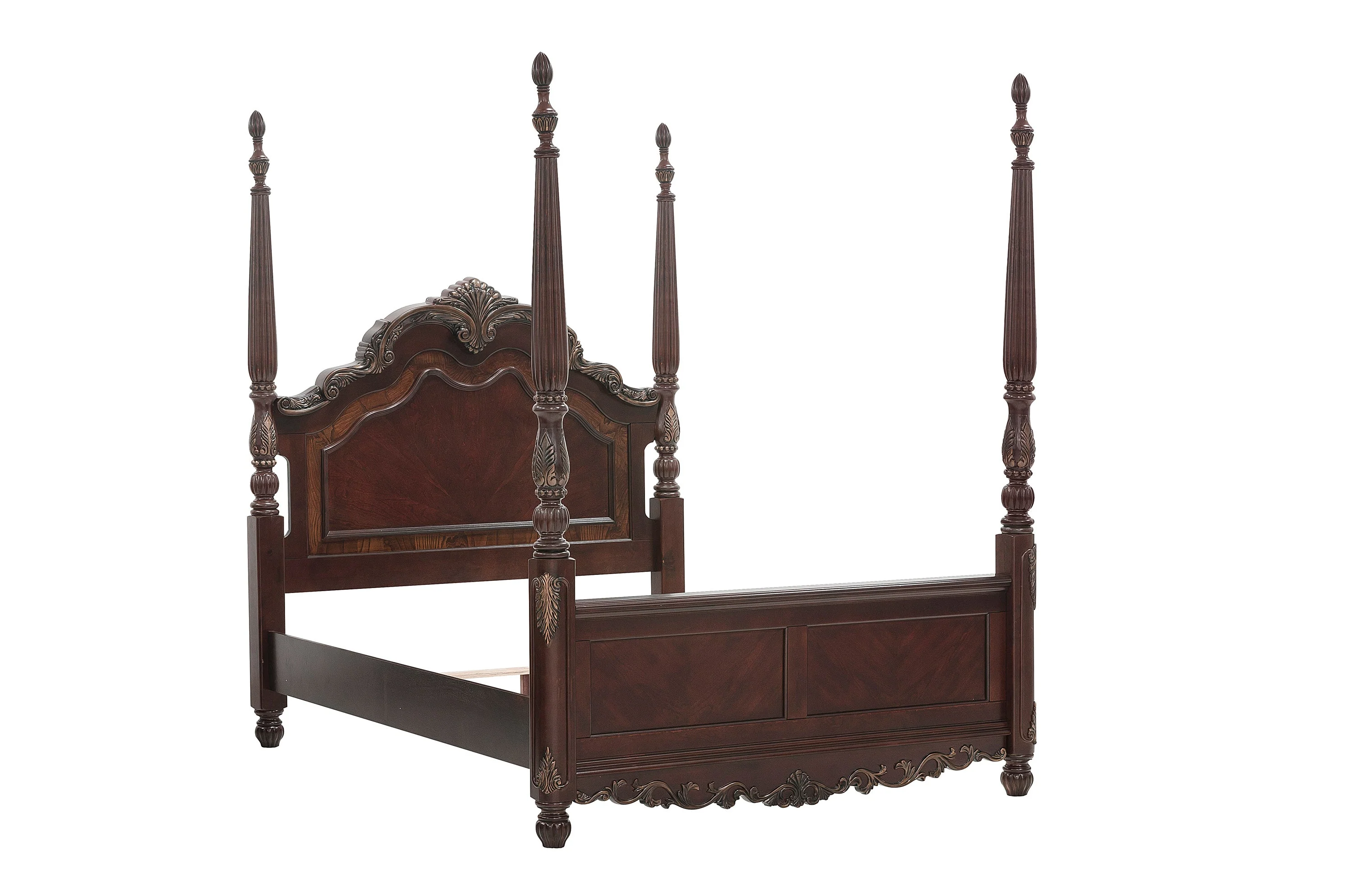 Deryn Park Cherry Poster Bedroom Set - Image 3