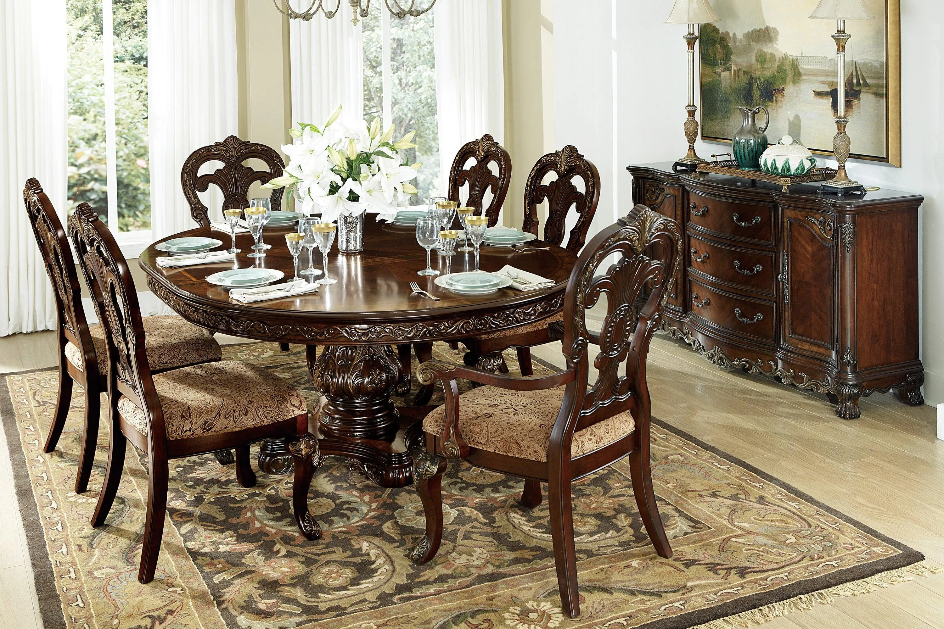 Deryn Park Cherry Side Chair, Set of 2 - Image 2
