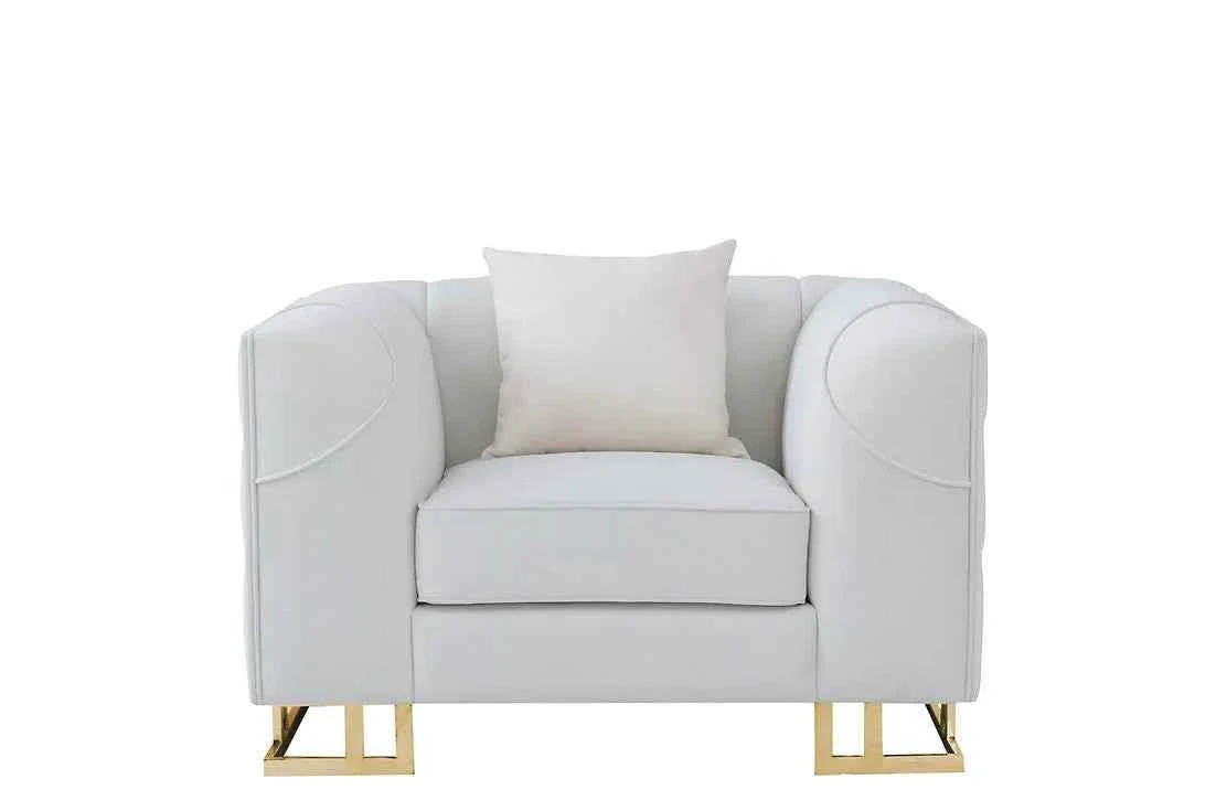 Designer Off-White Living Room Set - Image 10