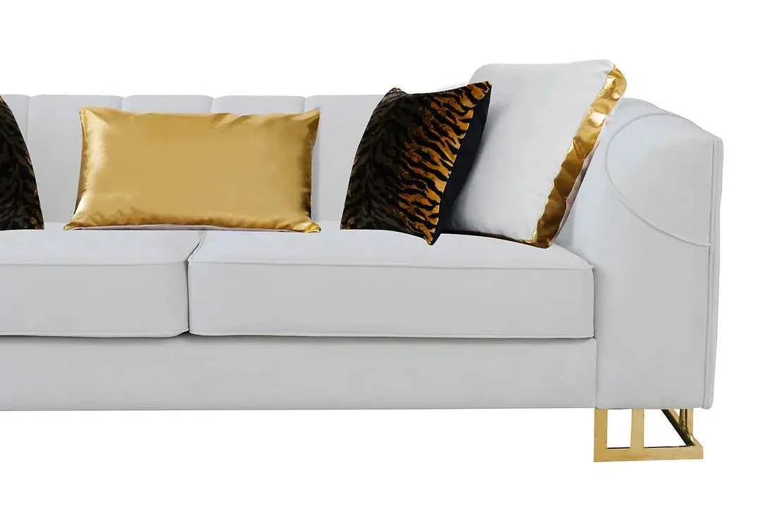 Designer Off-White Living Room Set - Image 3