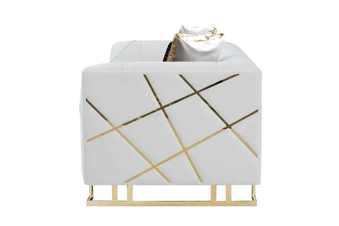 Designer Off-White Living Room Set - Image 4
