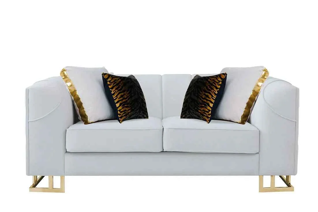 Designer Off-White Living Room Set - Image 6