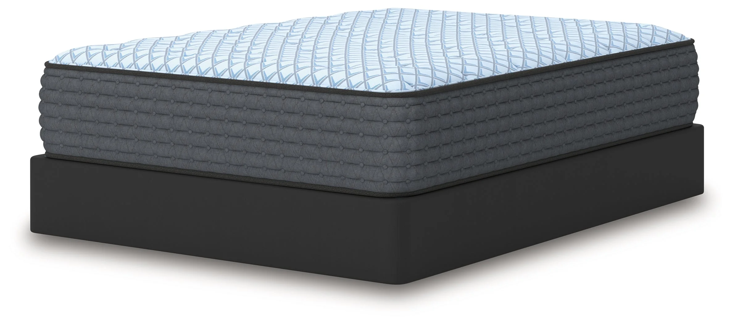 Destin Cove Plush Blue Hybrid King Mattress - Image 6