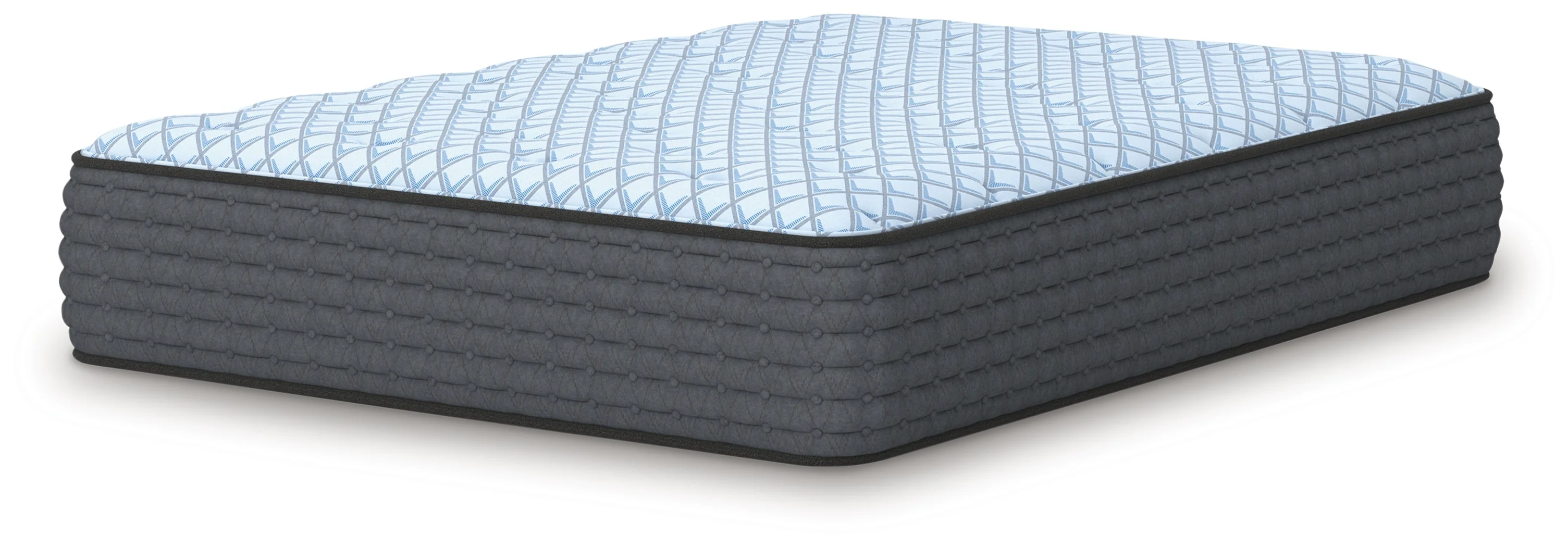 Destin Cove Plush Blue Hybrid Twin Mattress - Image 3