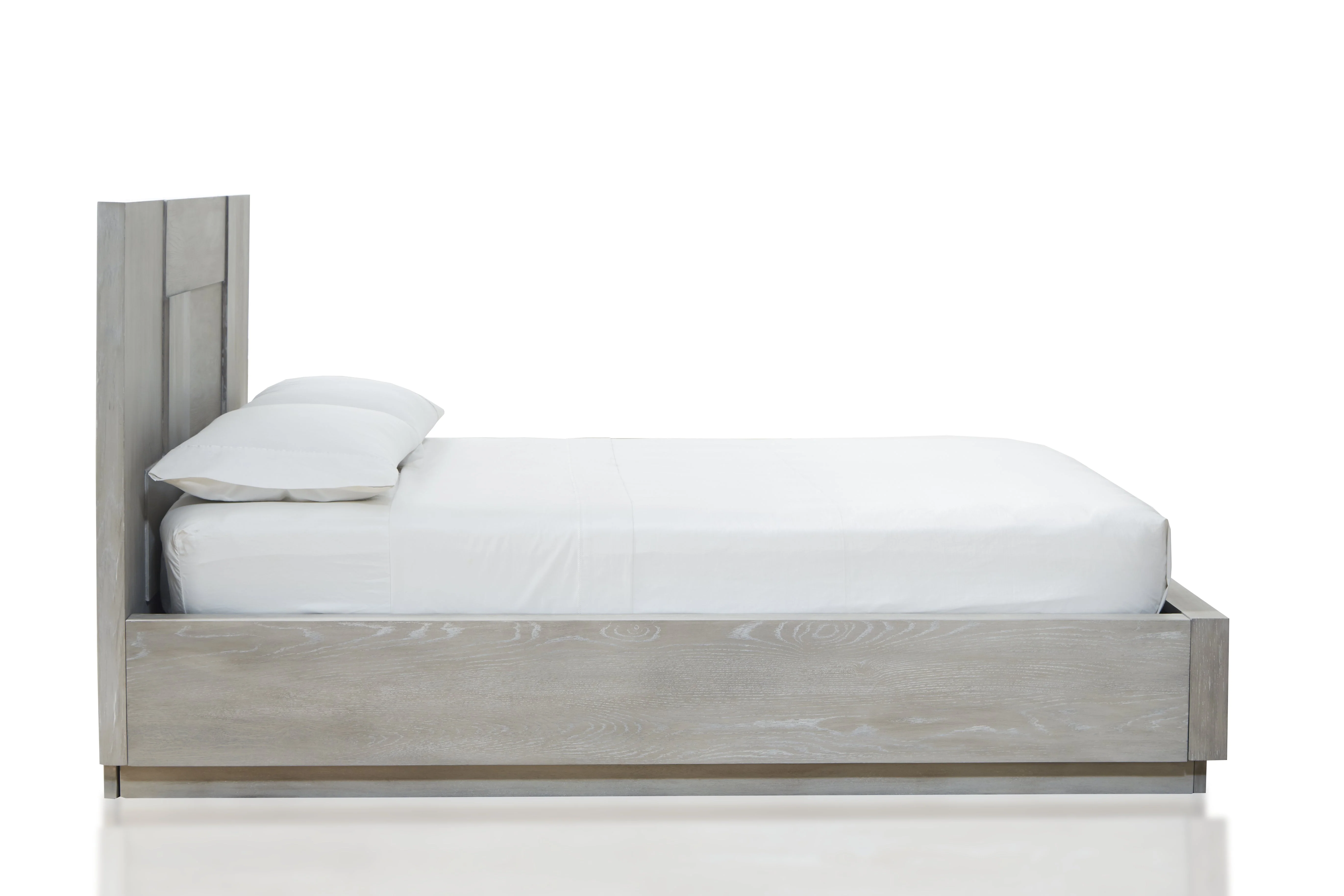 Destination Wood Full Panel Bed in Cotton Grey - Image 5