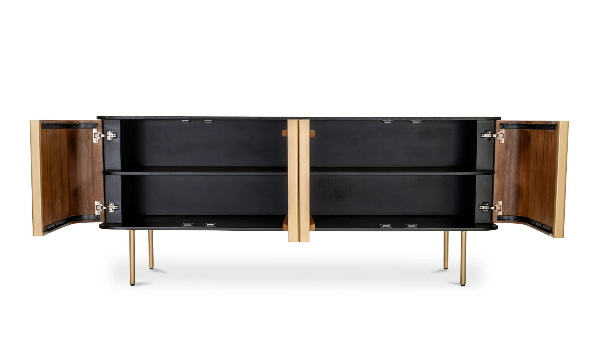 Dionne 4 Door Sideboard Brass - Image 4