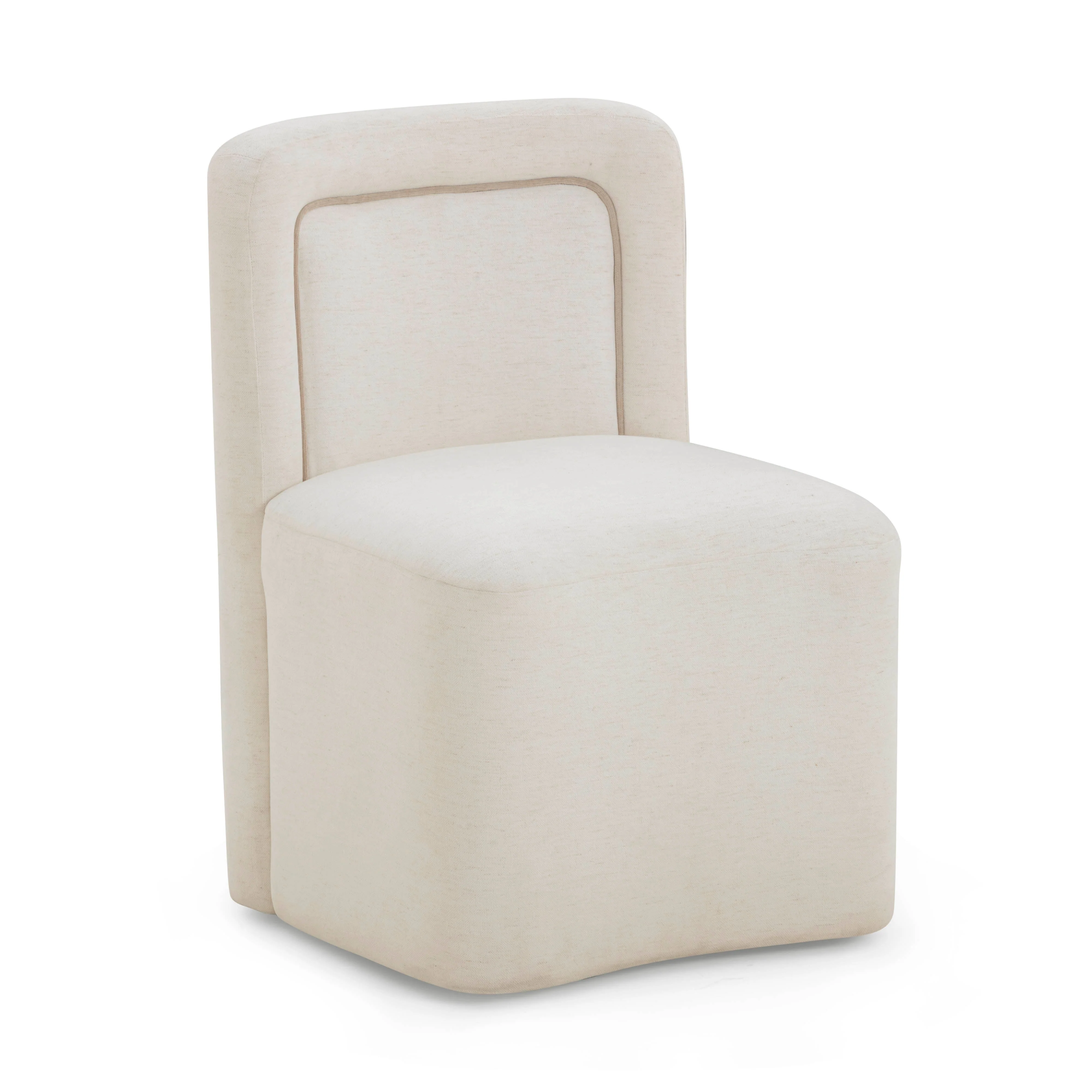 Dolce Velvet Rolling Desk Chair - Image 9
