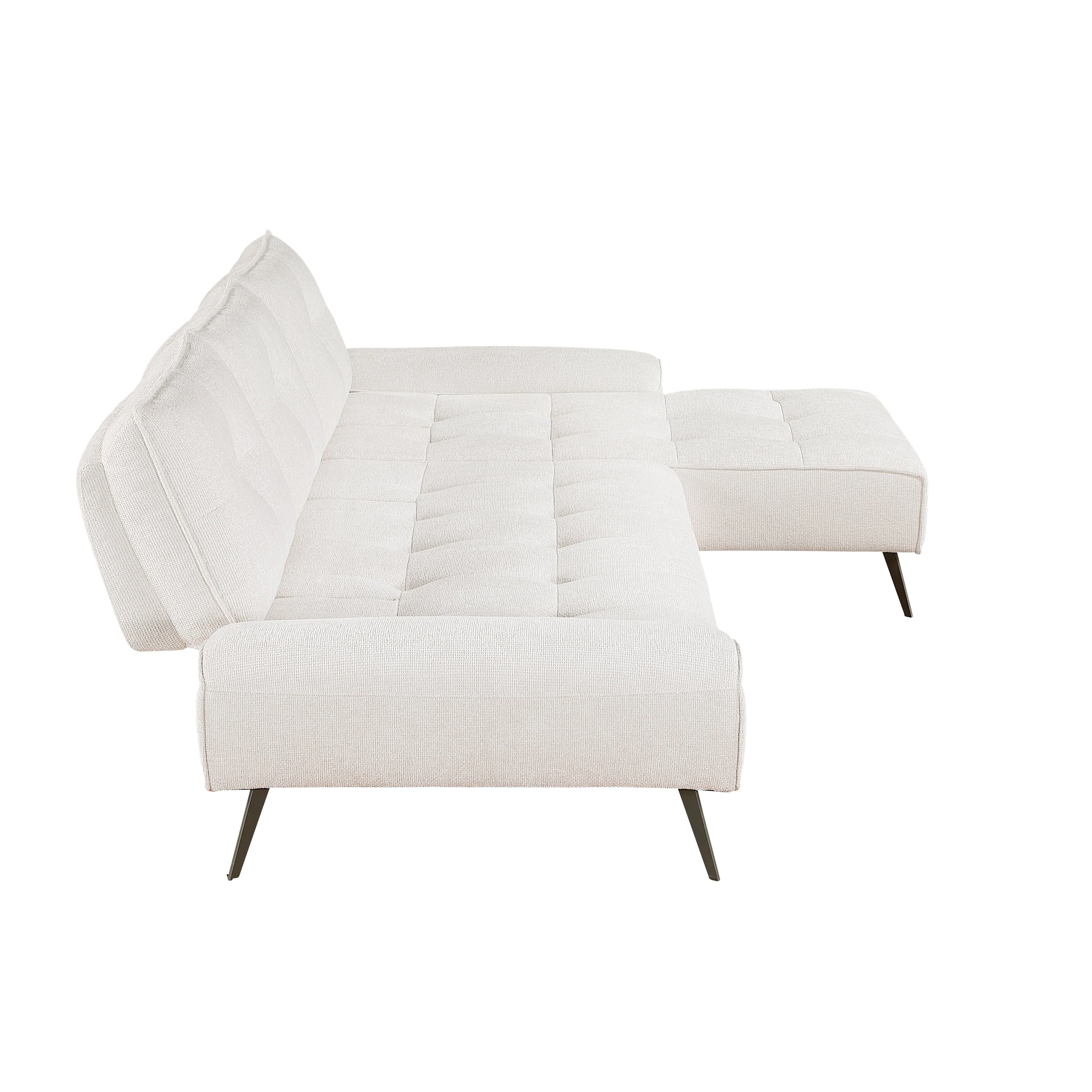 Dominic Beige 2-Piece Sectional with Right Chaise and Dual-position Backs - Image 13