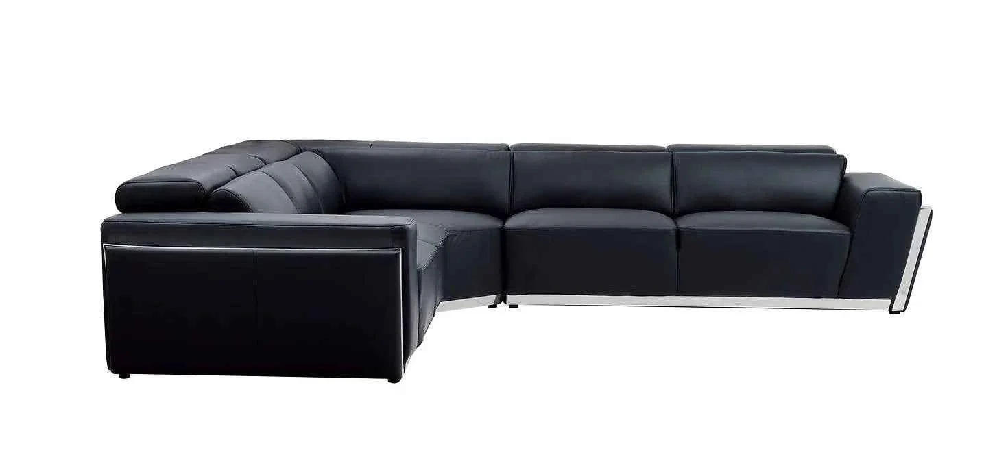 Domo Black 3-Piece Sectional - Image 3