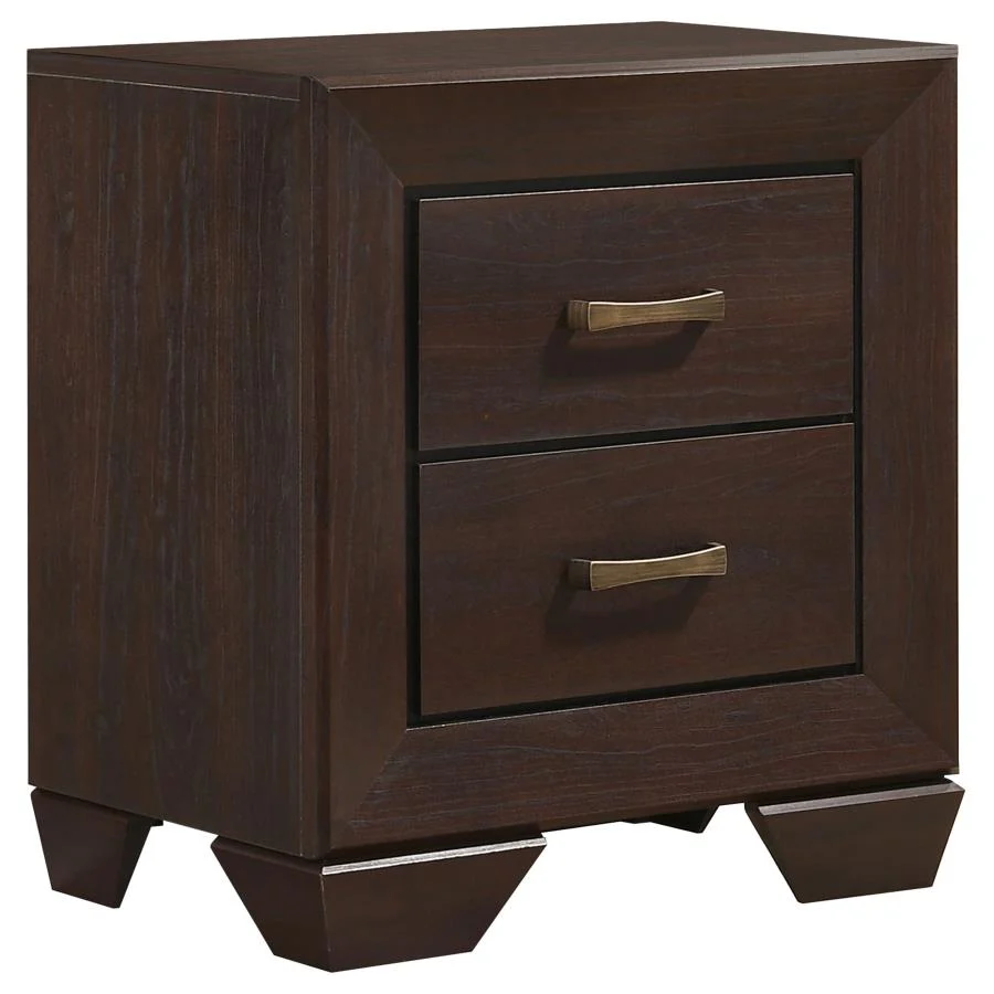 Dorian Brown/Dark Cocoa 4-Piece Queen Bedroom Set - Image 4