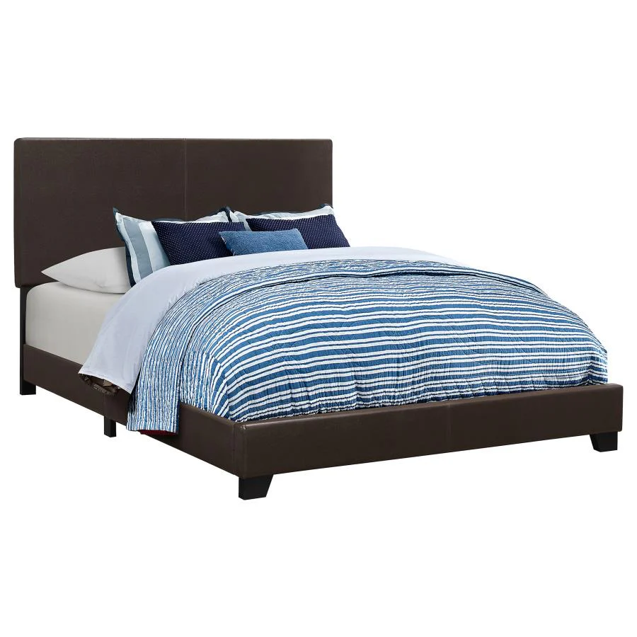 Dorian Brown/Dark Cocoa 5-Piece Eastern King Bedroom Set - Image 3