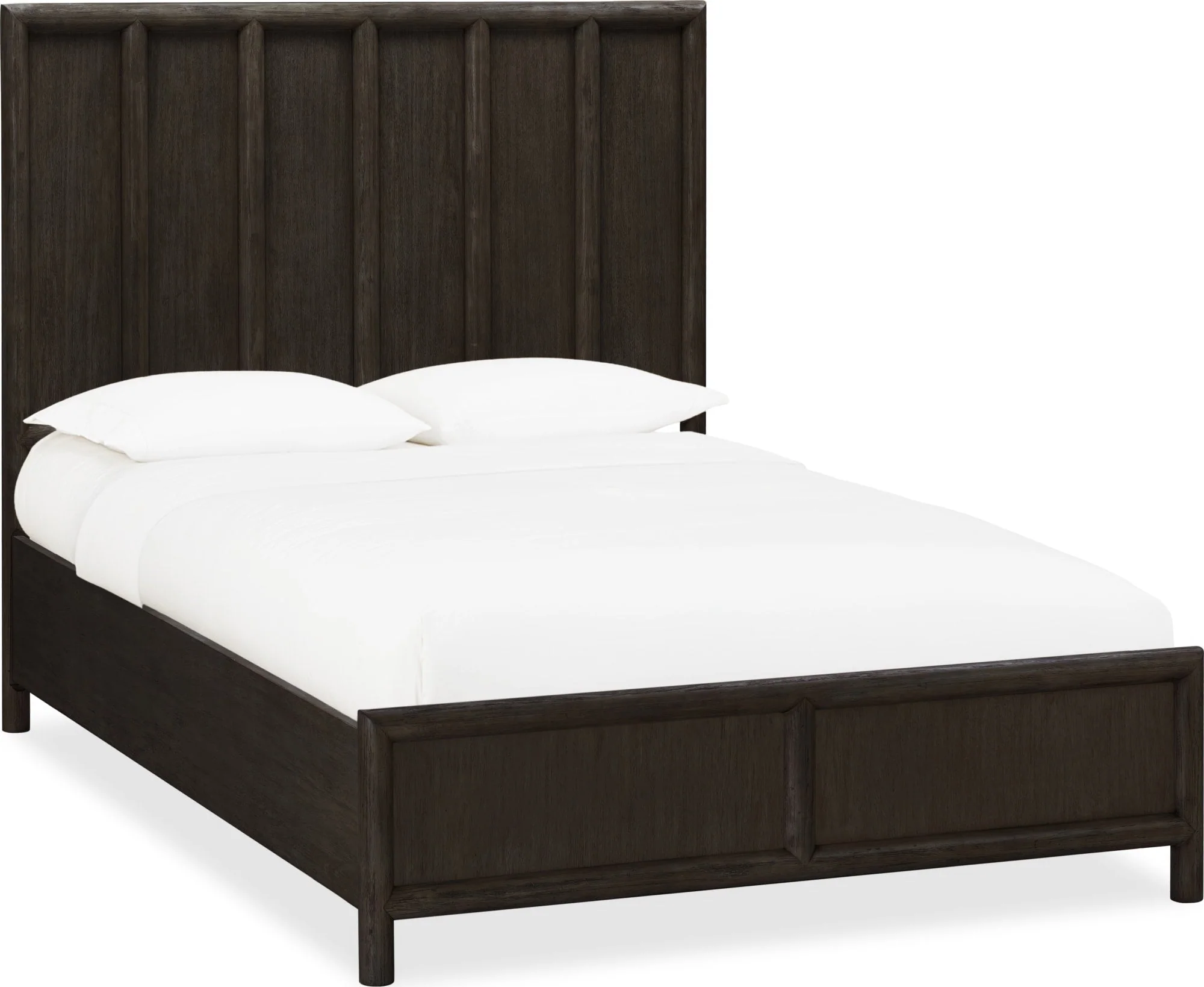 Dorsey Basalt Grey California King Wooden Panel Bed - Image 3