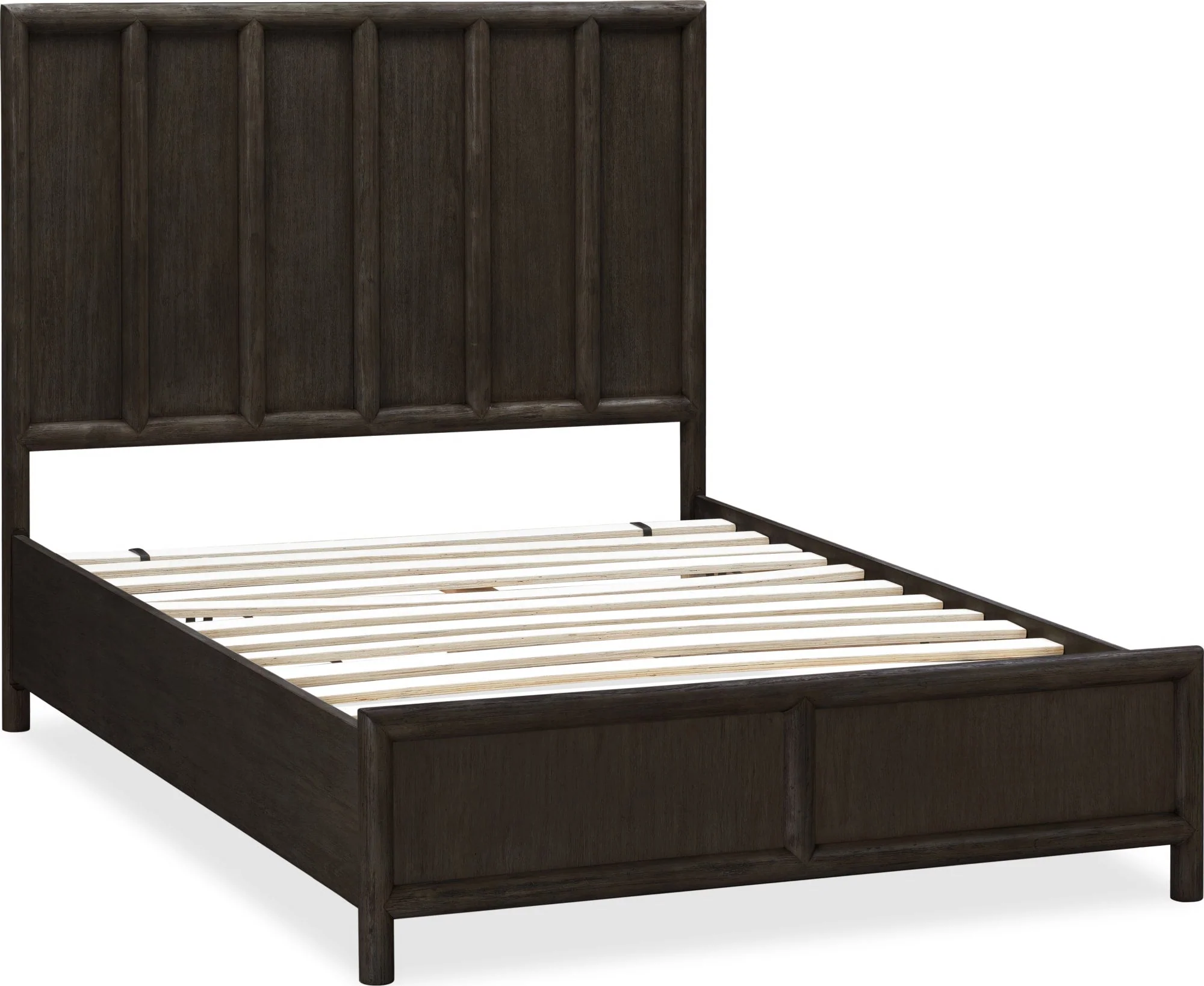 Dorsey Basalt Grey King Wooden Panel Bed - Image 6
