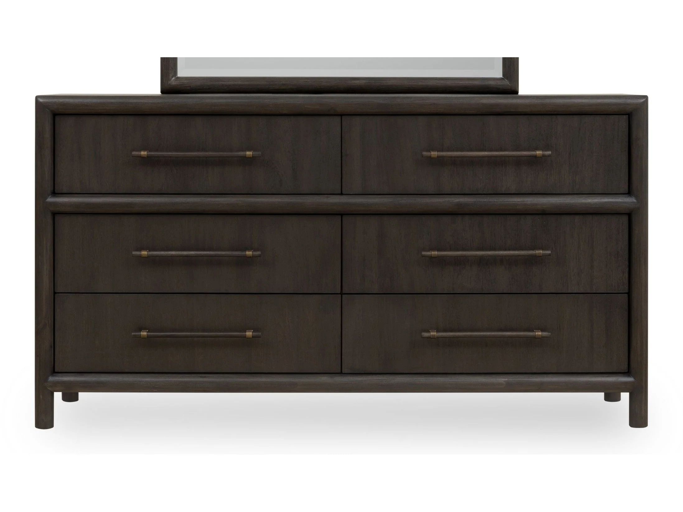 Dorsey Six Drawer Dresser in Basalt Grey