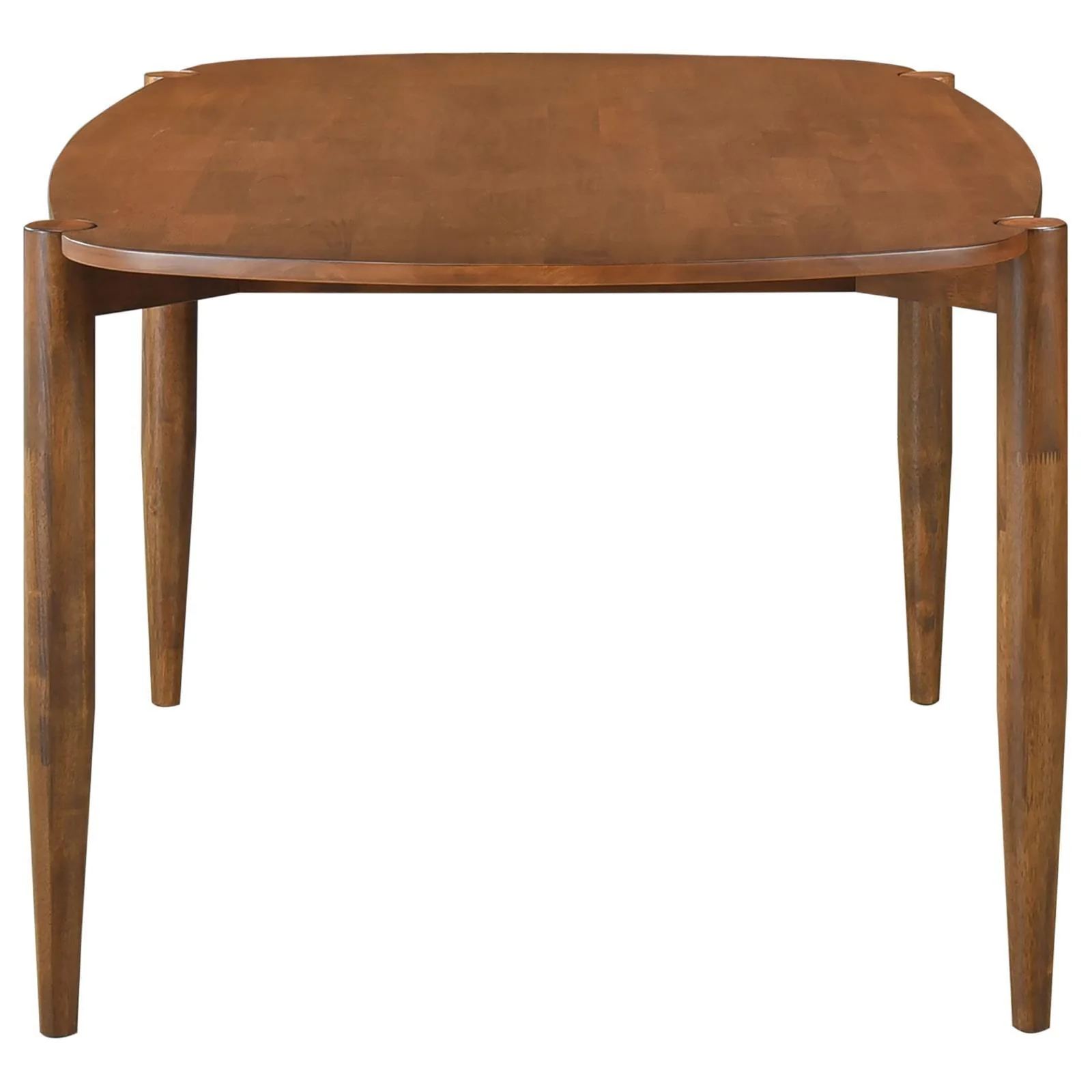 Dortch Walnut 7-Piece Oval Solid Wood Dining Set - Image 4