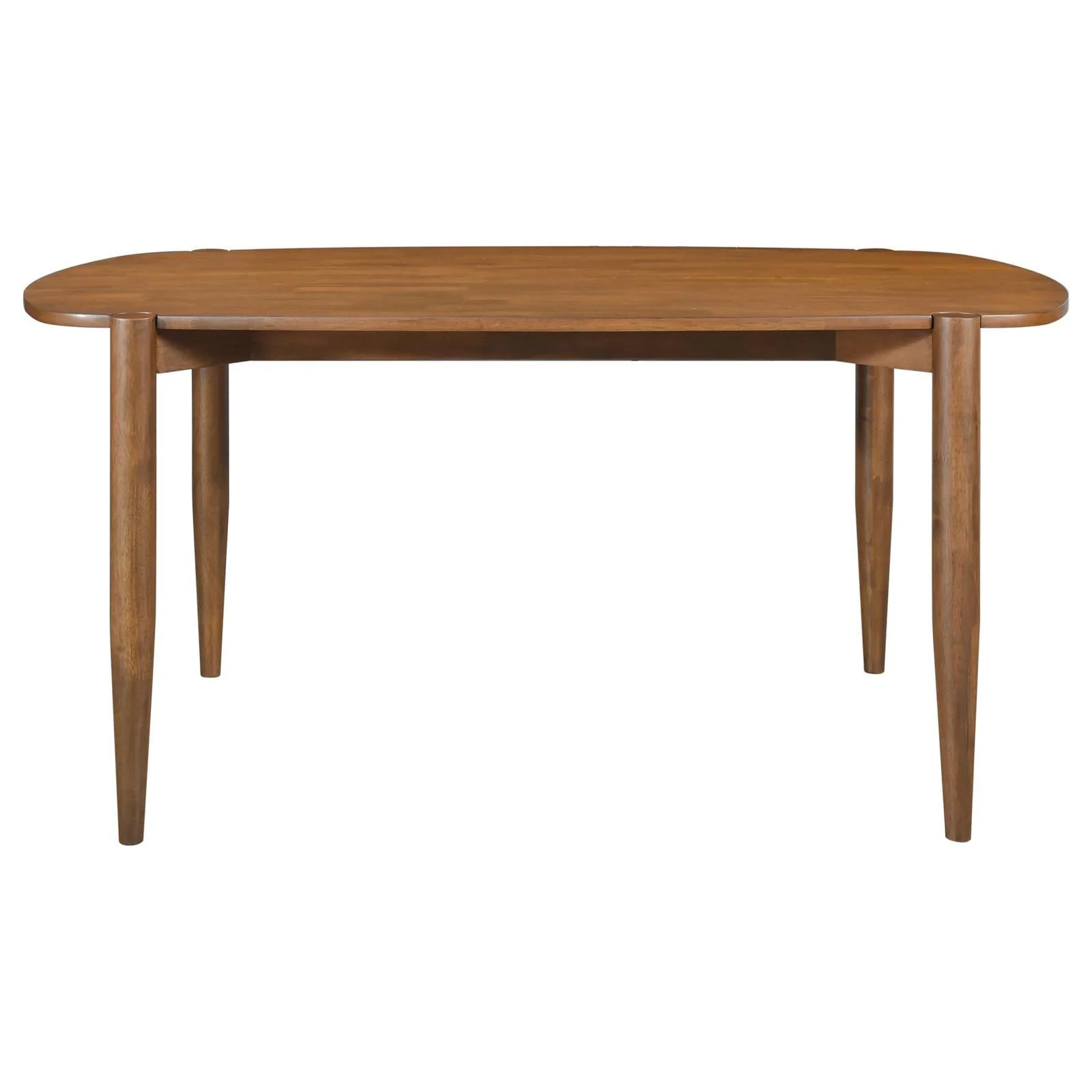Dortch Walnut Oval Solid Wood Dining Table - Image 2