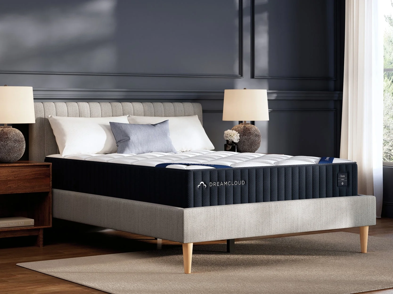 DreamCloud Classic Hybrid Firm White King Mattress