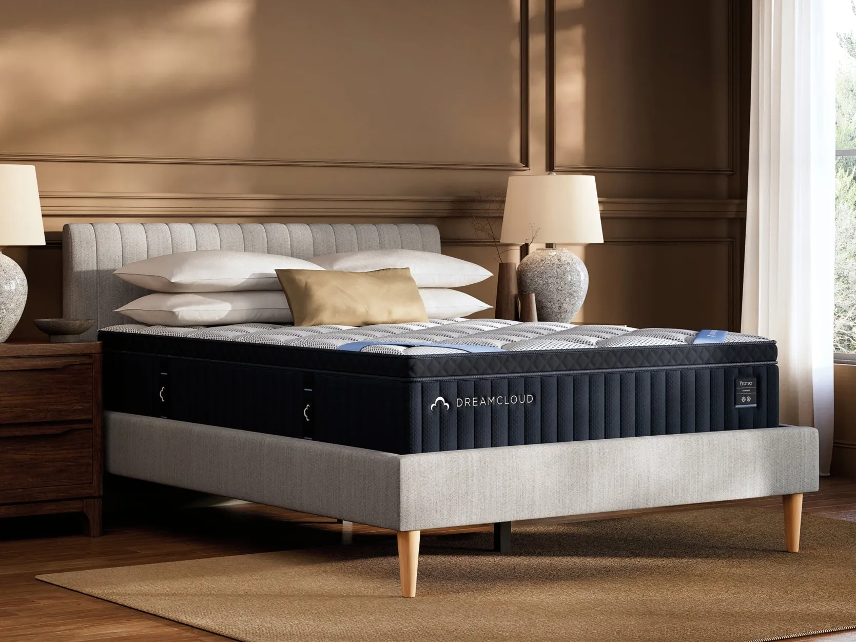 DreamCloud Premier Hybrid Medium White Queen Mattress - Image 2