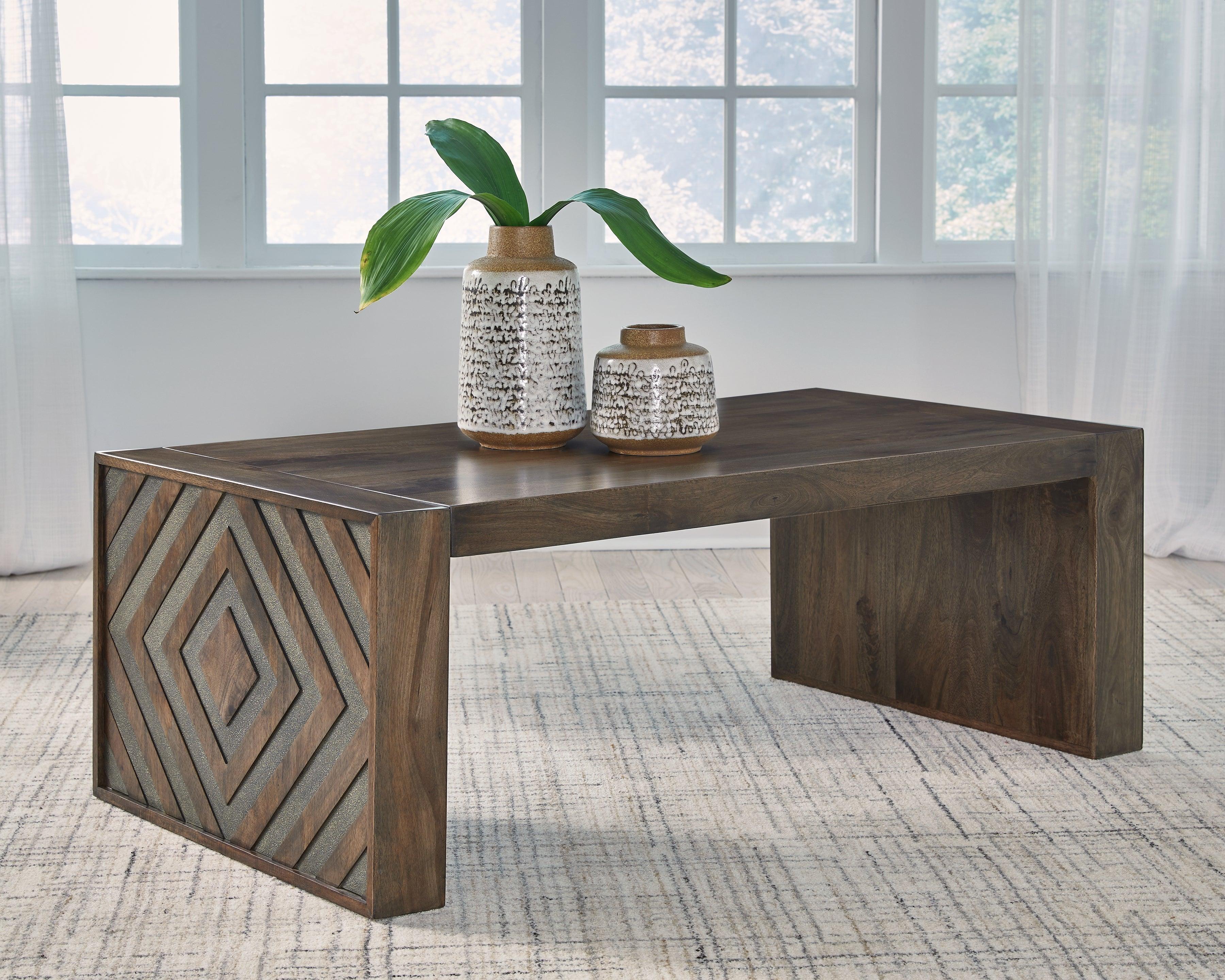 Dreggan Brown Coffee Table - Image 7
