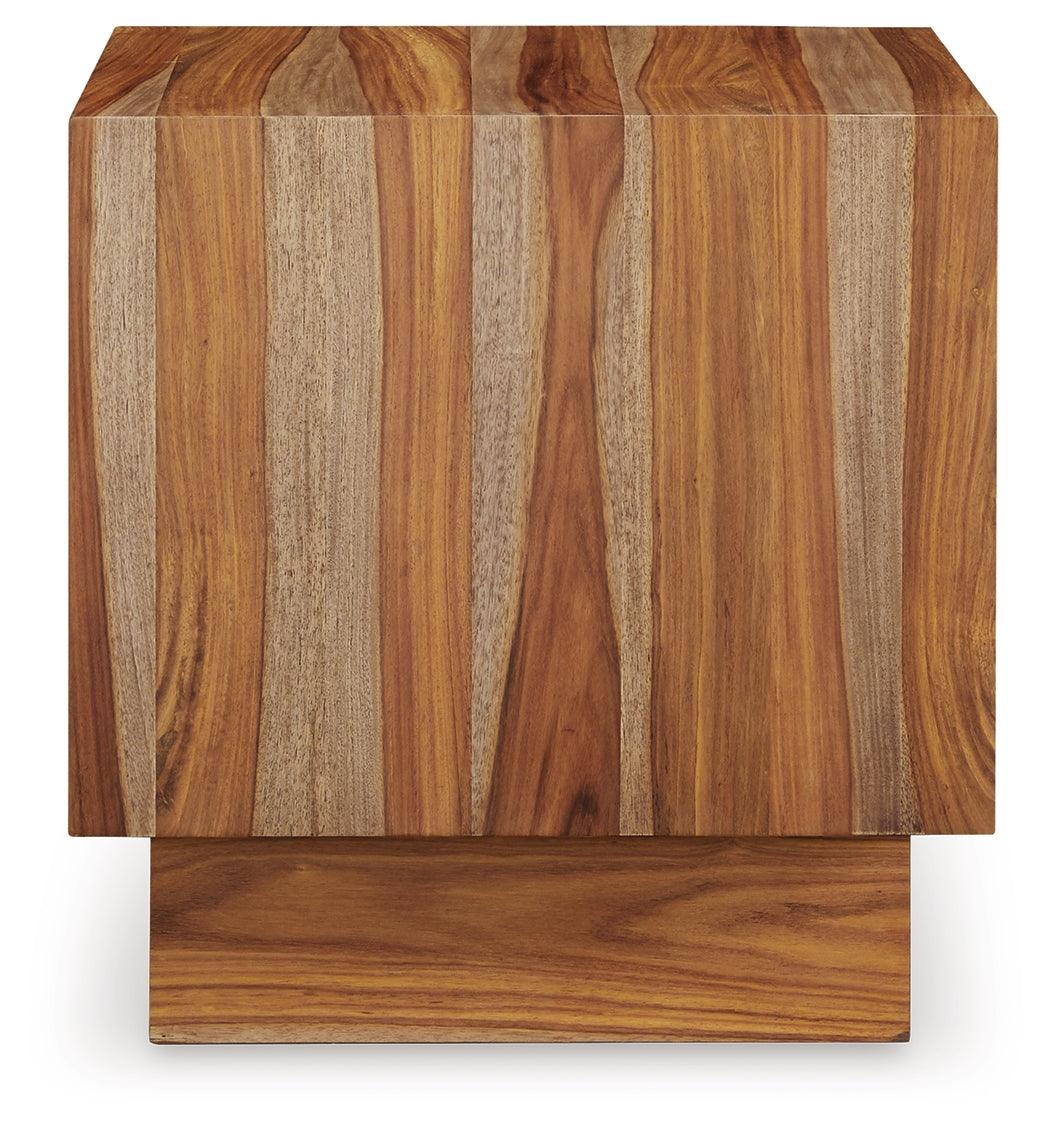 Dressonni Brown End Table - Image 3