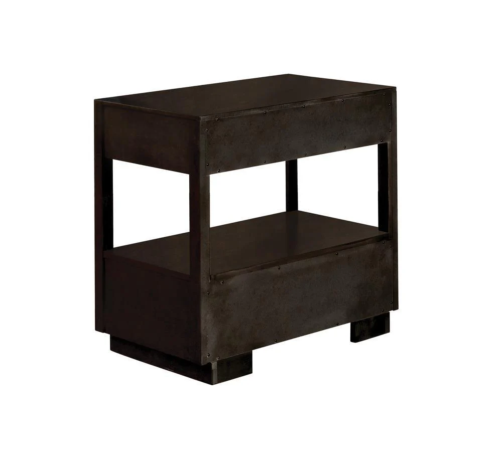 Durango Smoked Peppercorn 2-Drawer Nightstand - Image 3