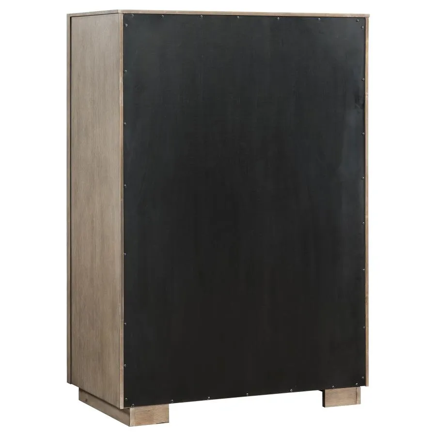 Durango Washed Oak 5-Piece Queen Bedroom Set - Image 12