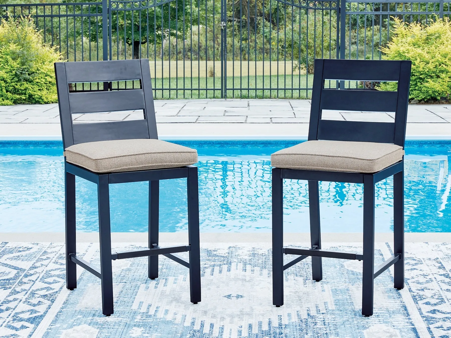 East Beach Barstool Set of 2 - Image 3
