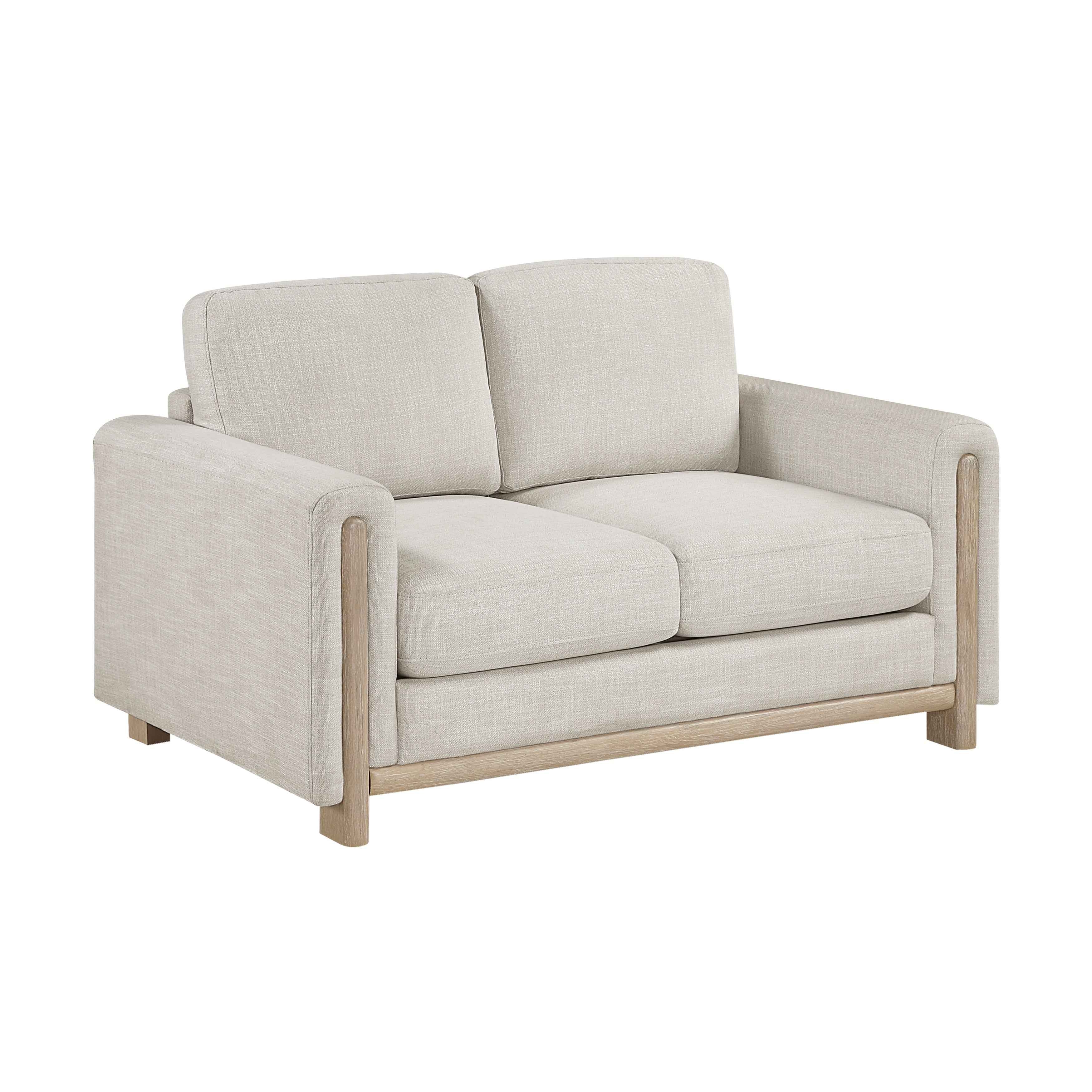 Echo Beige Loveseat - Image 2