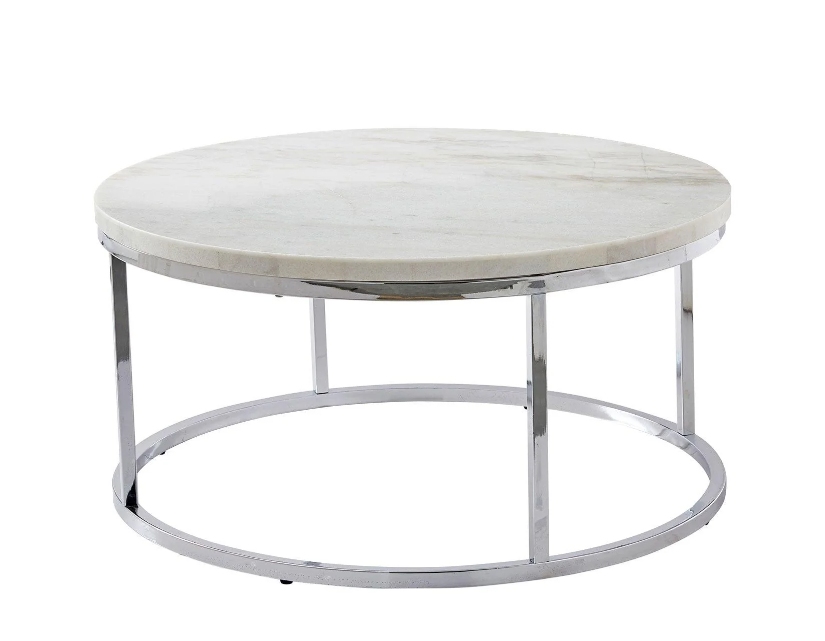 Echo White Marble Top Chairside End Table - Image 9