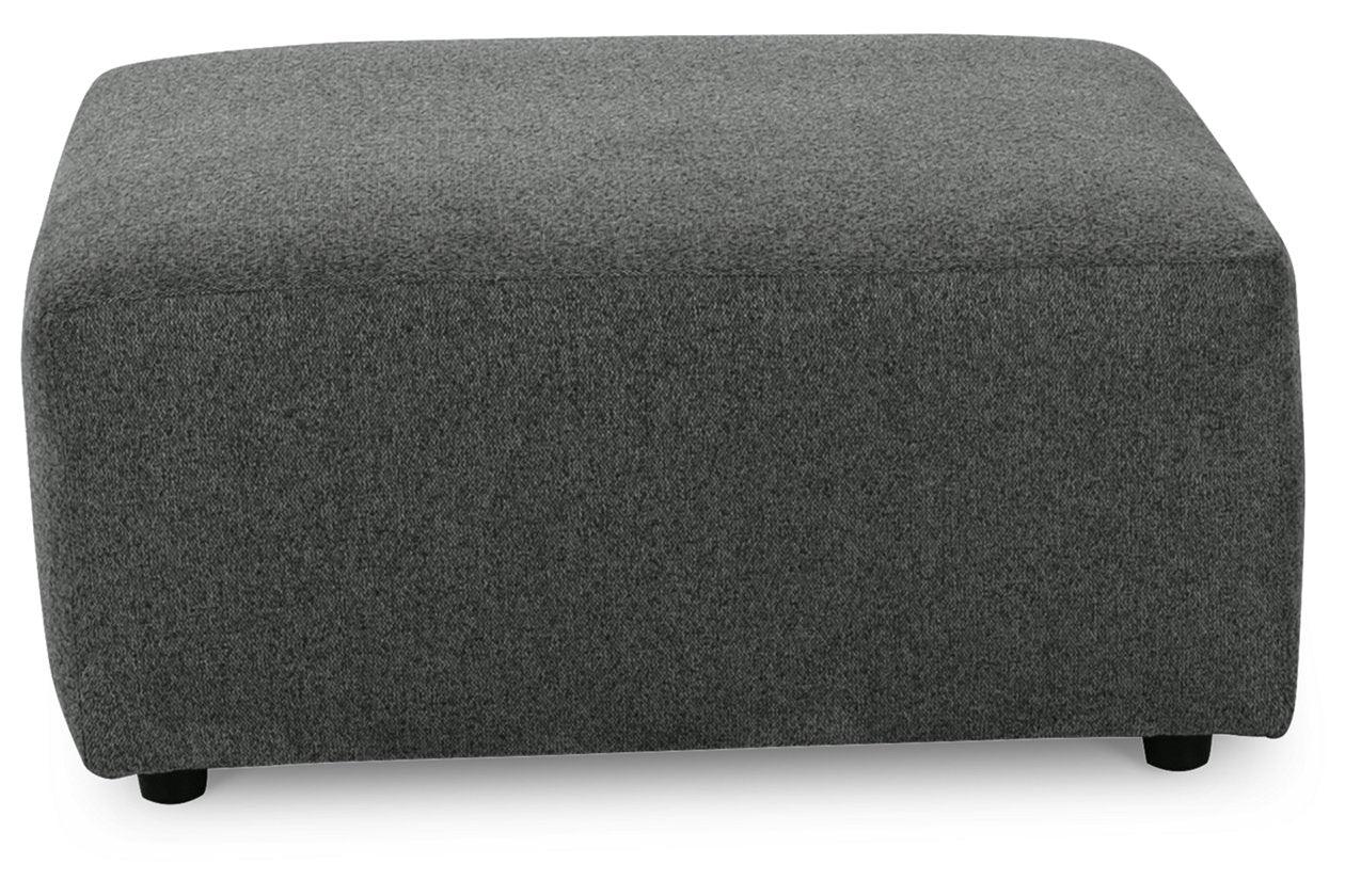 Edenfield Charcoal Oversized Accent Ottoman - Image 3