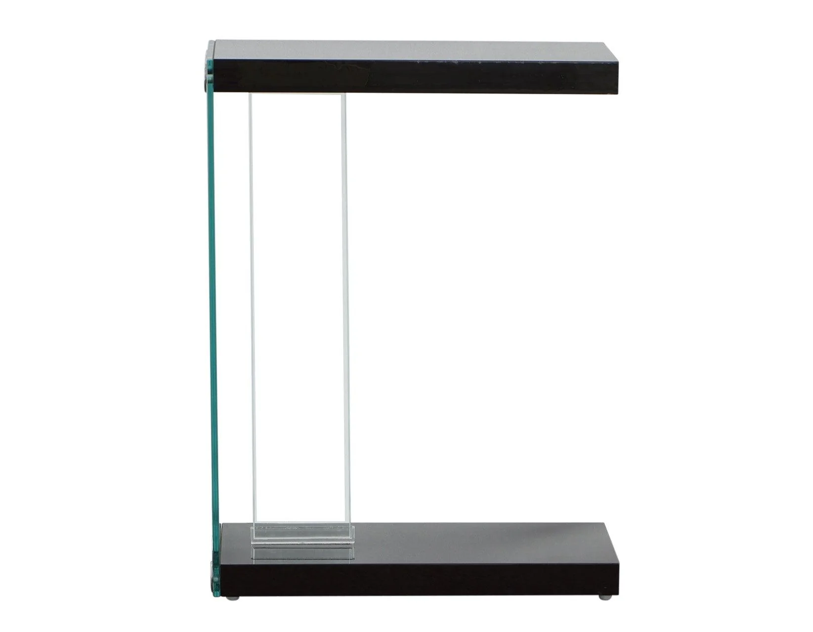 Elaina Chair Side End Table, Glossy Black - Image 4
