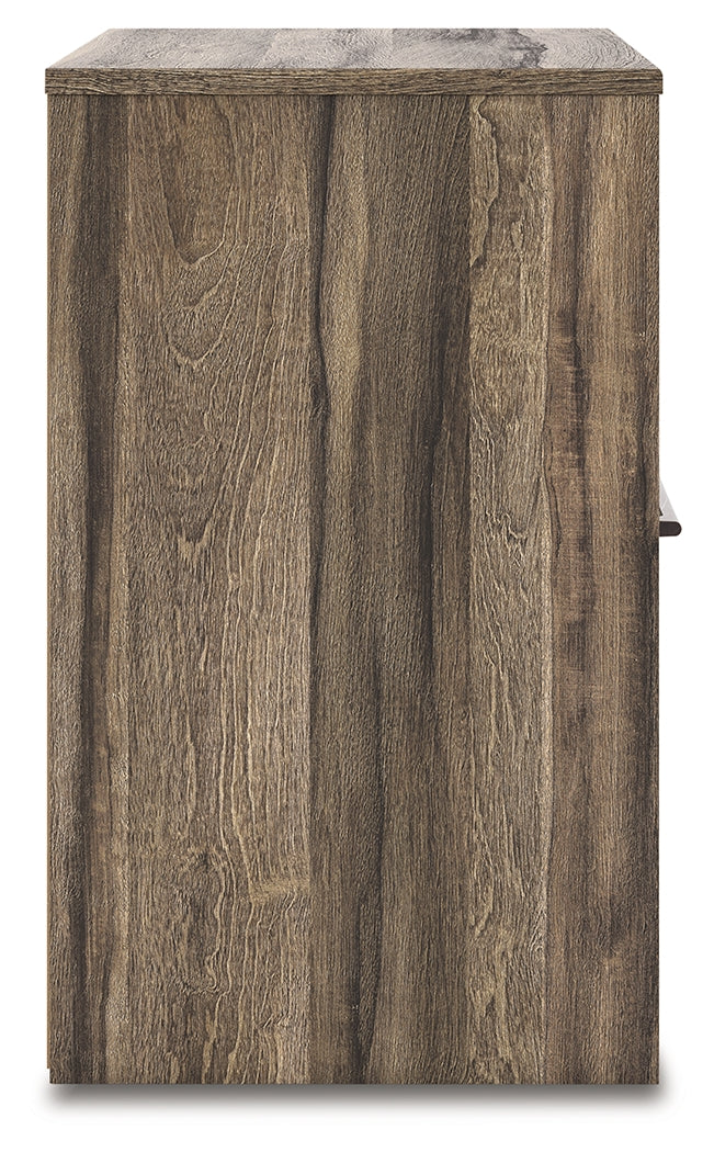 Elbrim Brown King Panel Storage Bedroom Set with Dresser and Nightstand - Image 19