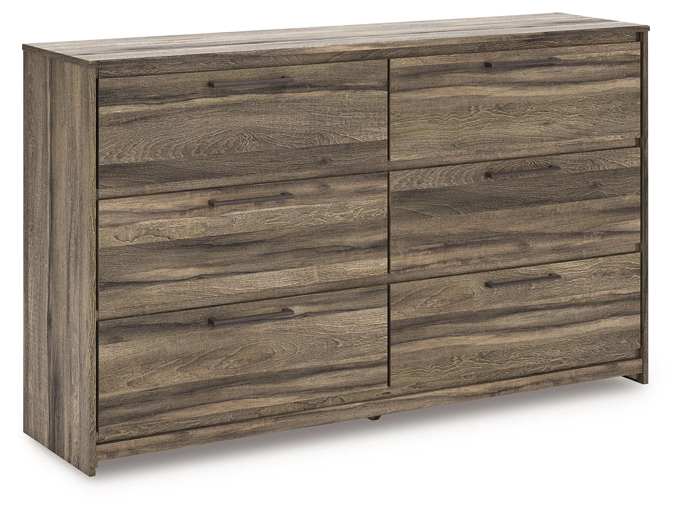 Elbrim Brown King Panel Storage Bedroom Set with Dresser and Nightstand - Image 3